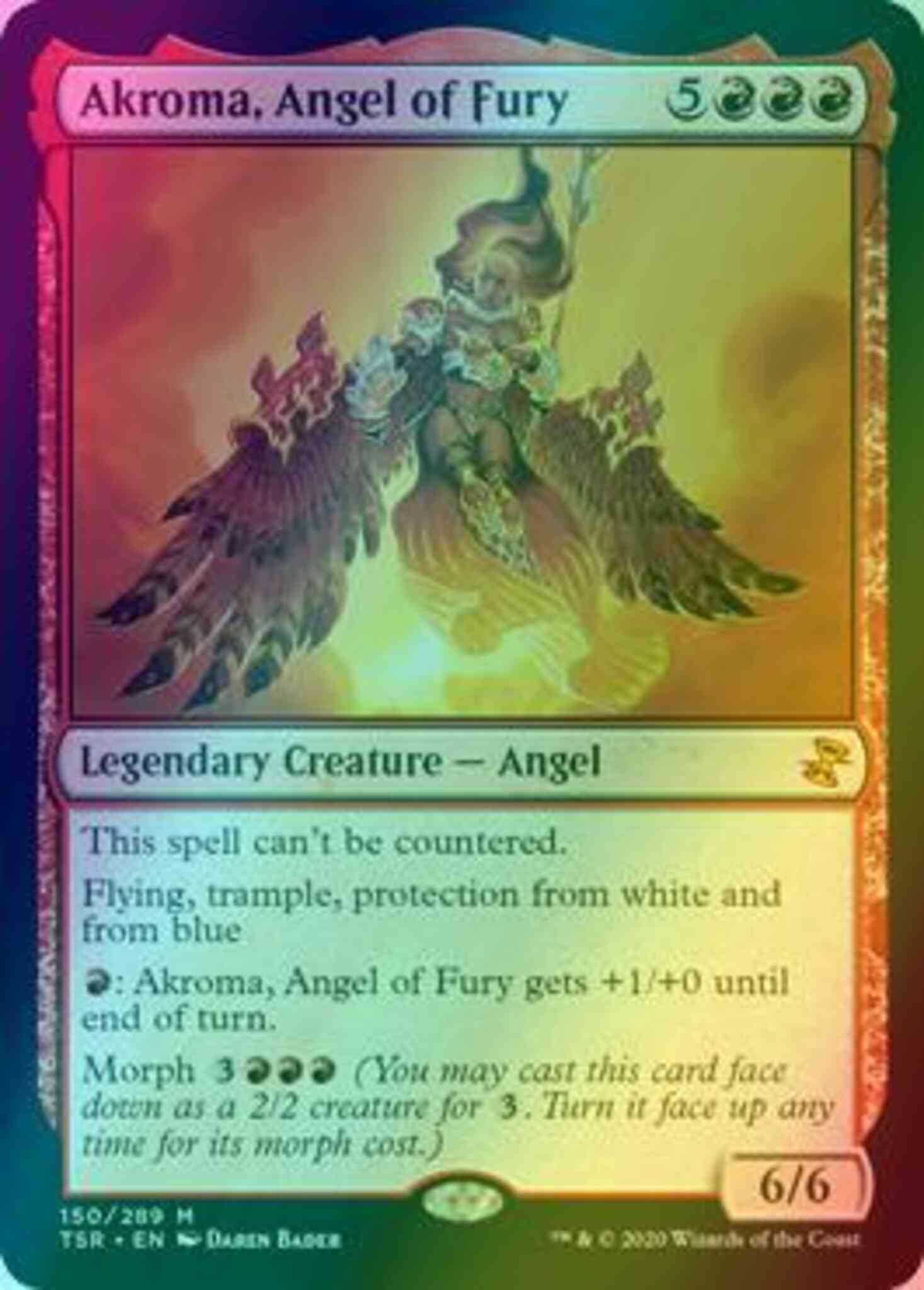 Magic Akroma, Angel of Fury [150] [Time Spiral Remastered] [Foil]