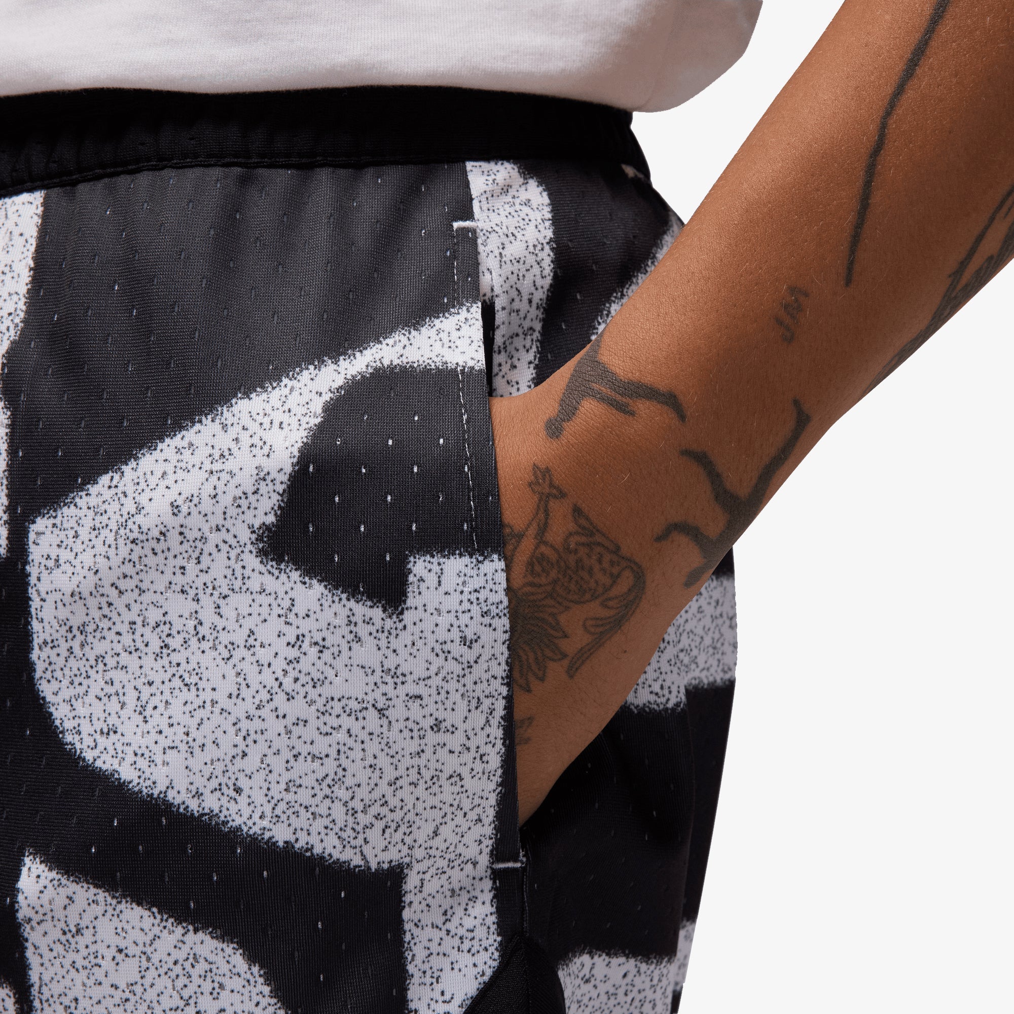 Jordan | Jordan Sport Dri-fit Mesh Diamond Shorts { Black/black - view 4