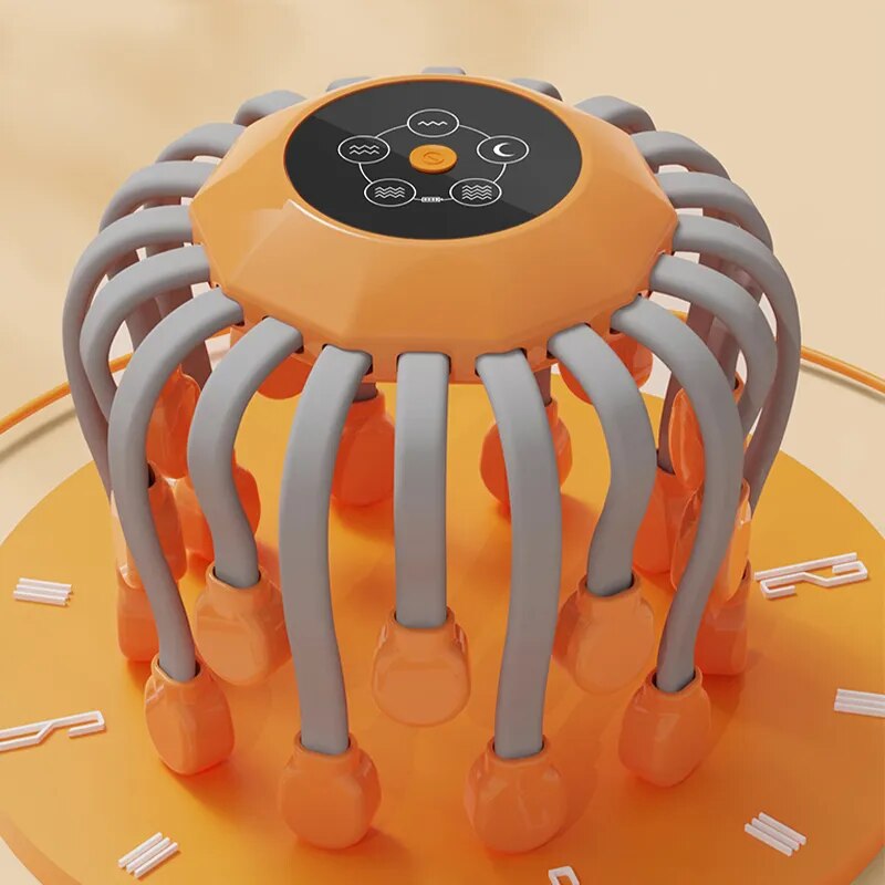 Roposo Clout Calm and Relaxing Octopus Head Massager (360° Massage - Stress Free Life) - view 2