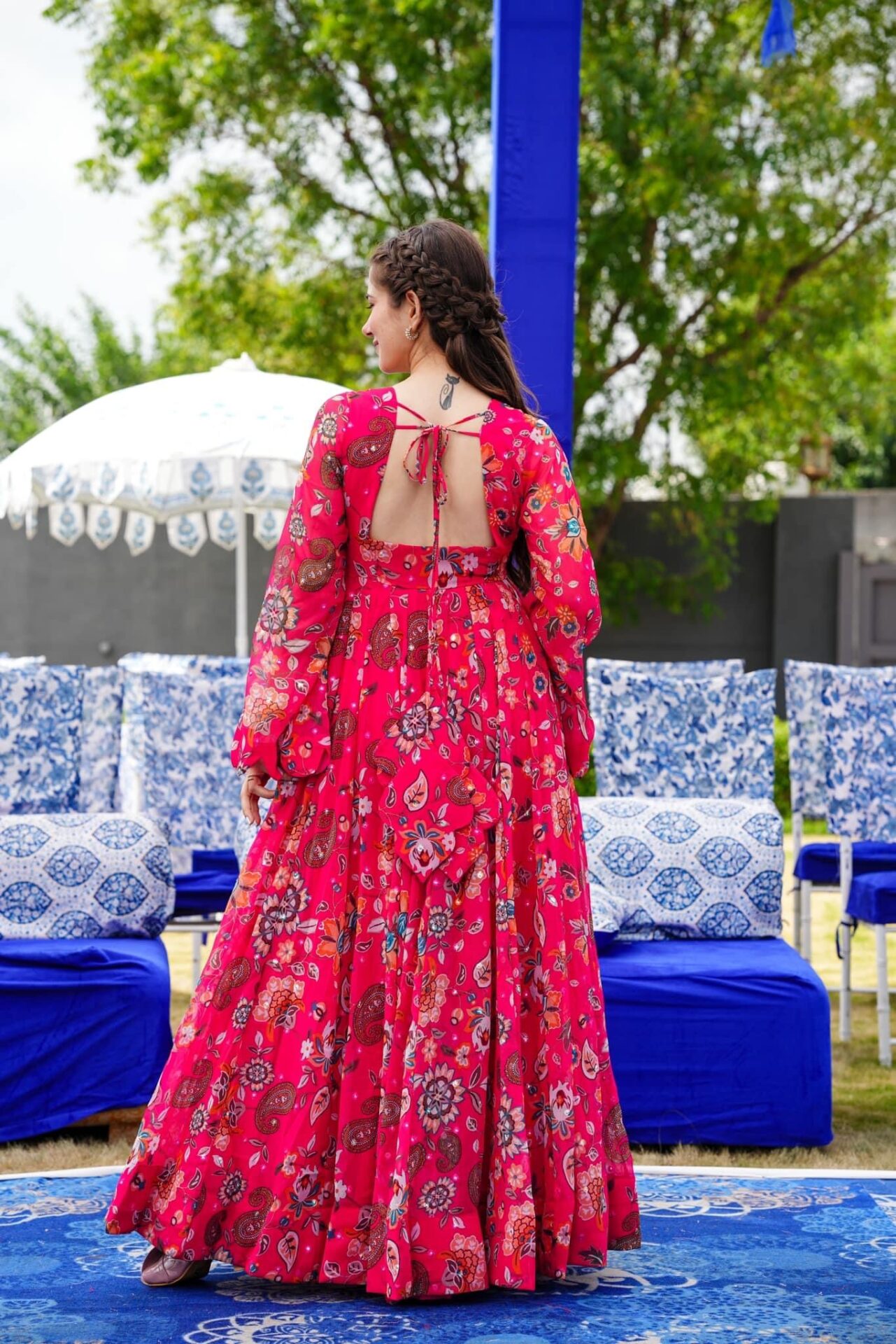 Idaho-o Cassandra georgette dress - view 4