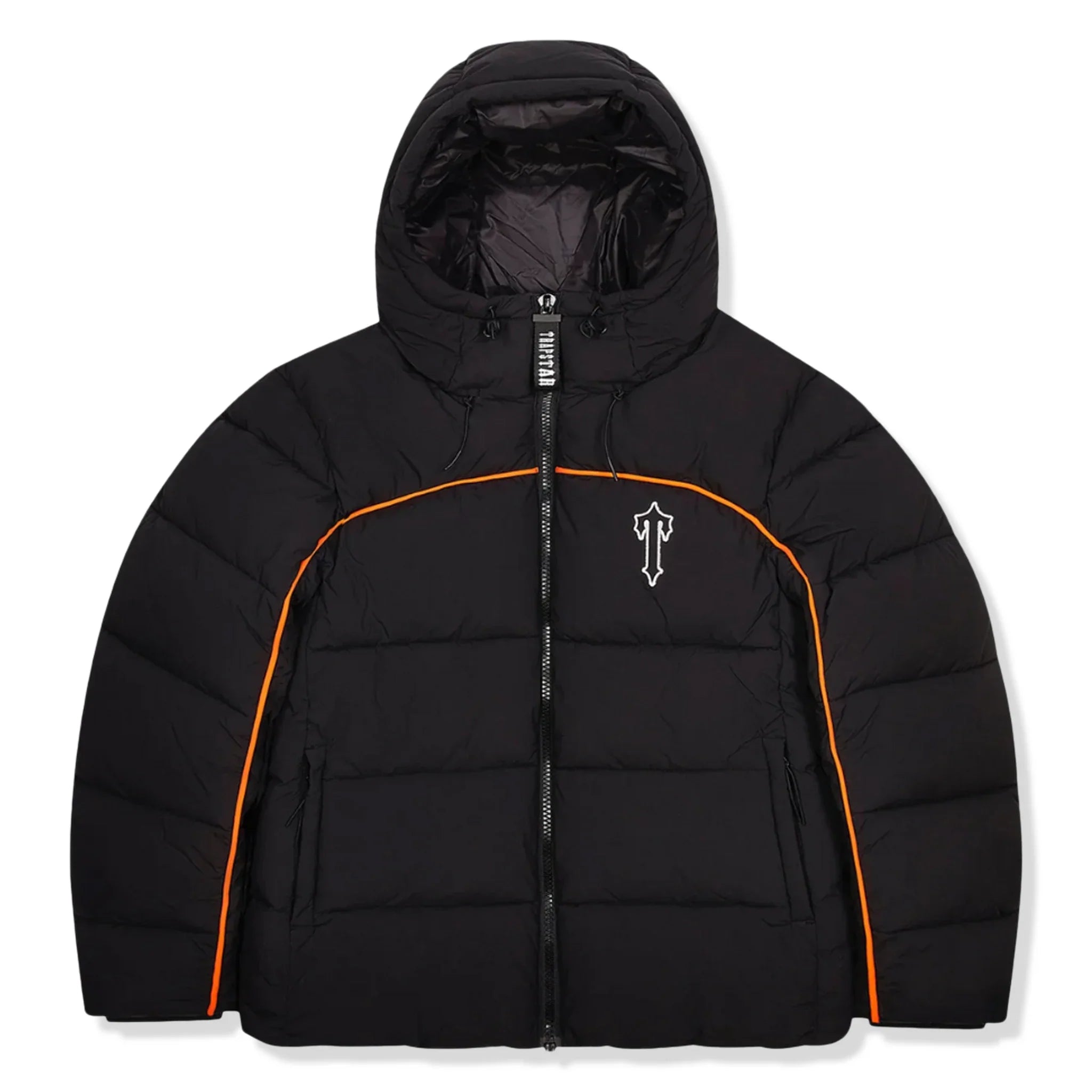 Trapstar Irongate Arch Piping Black Puffer Jacket