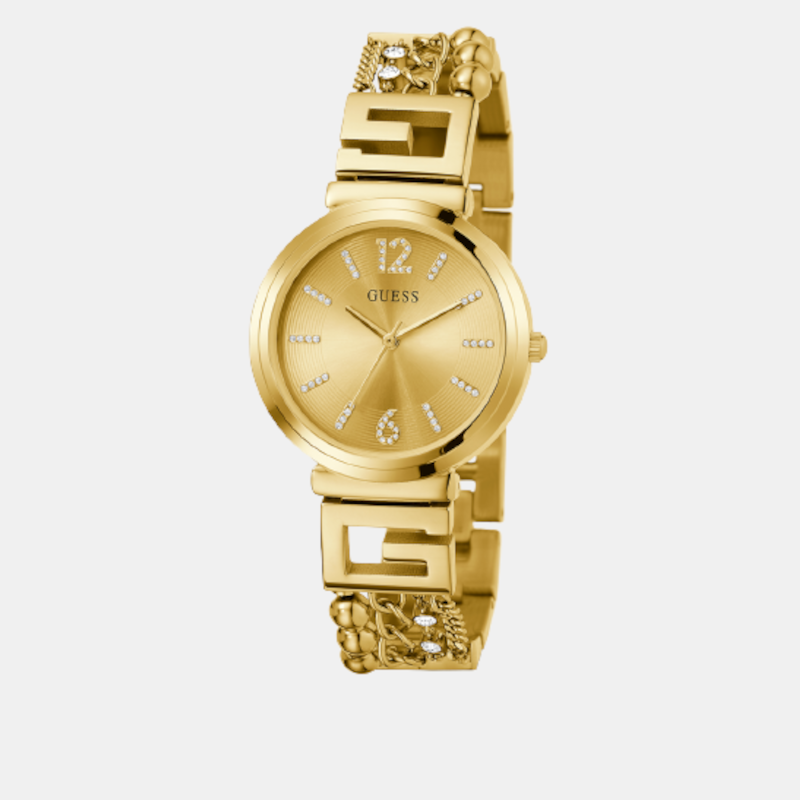 Guess G Cluster Women Quartz Beige Dial Analog Stainless Steel Watch GW0545L2 - view 4