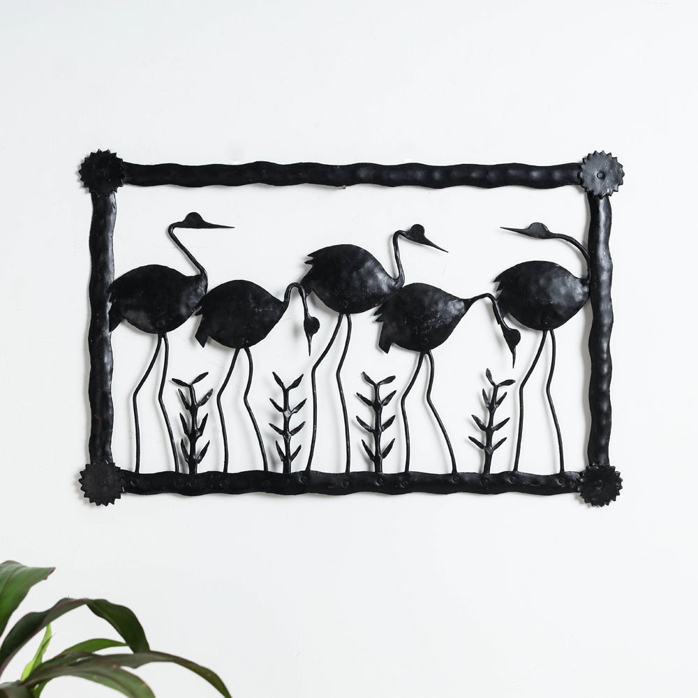 CHHATTISGARH HASTSHILP VIKAS BOARD Bird - Bastar Tribal Wrought Iron Frame