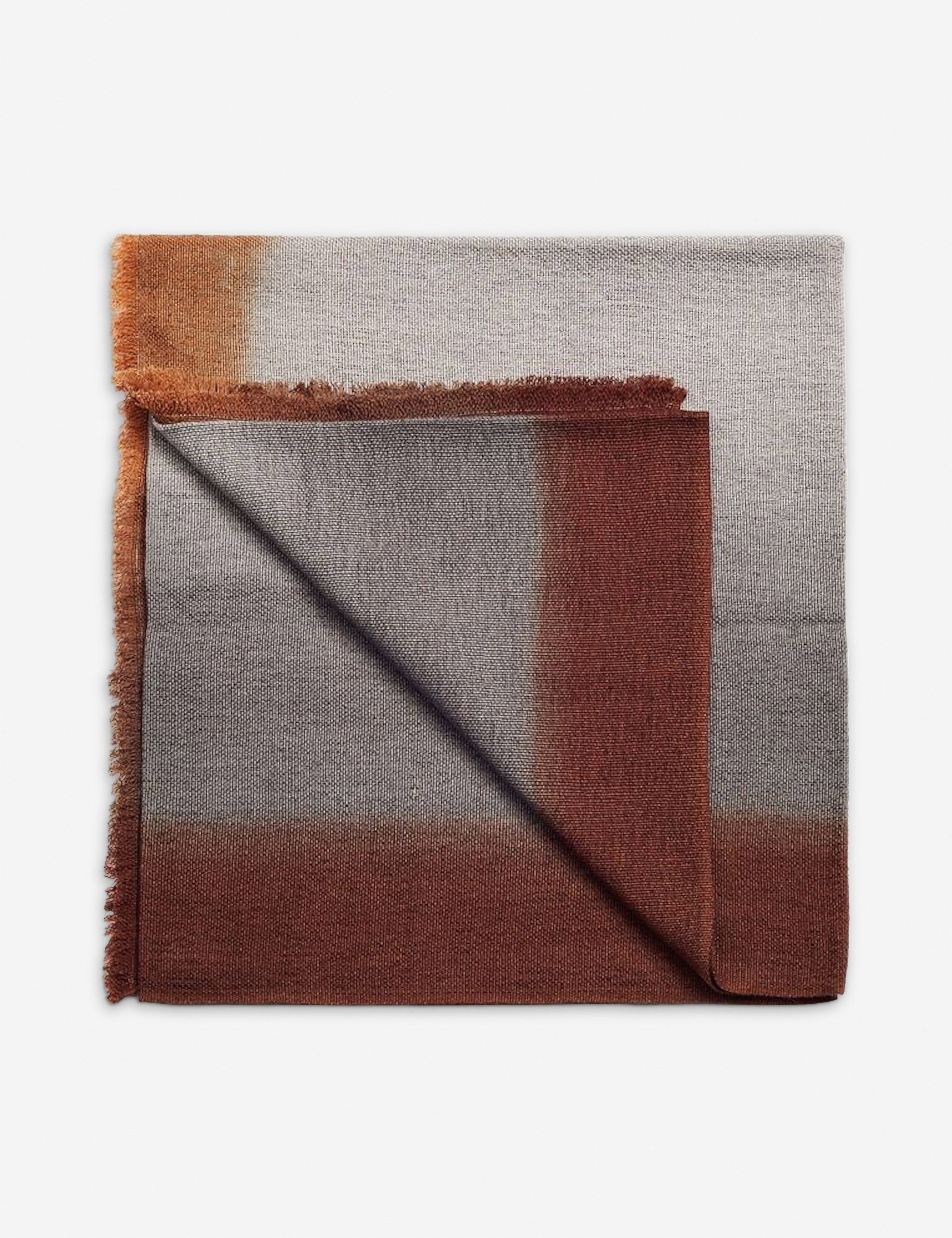 Lulu and Georgia Simply Taupe Wool Throw by Studio Variously - view 3