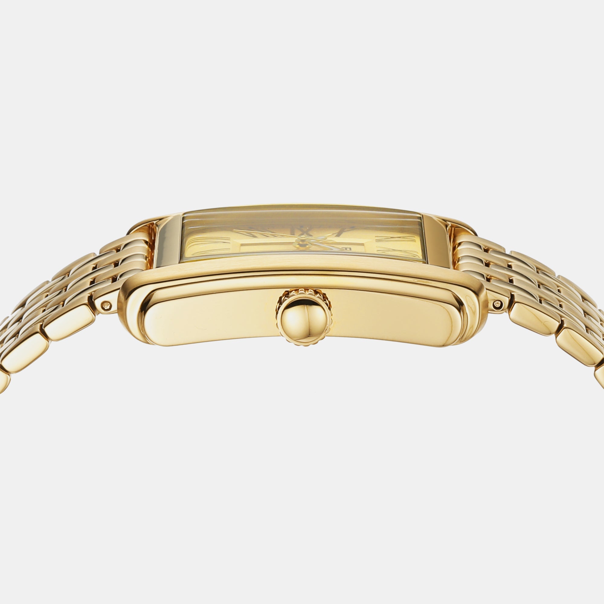 Fossil Carraway Men Quartz Gold Dial Analog Stainless Steel Watch FS6009 - view 2