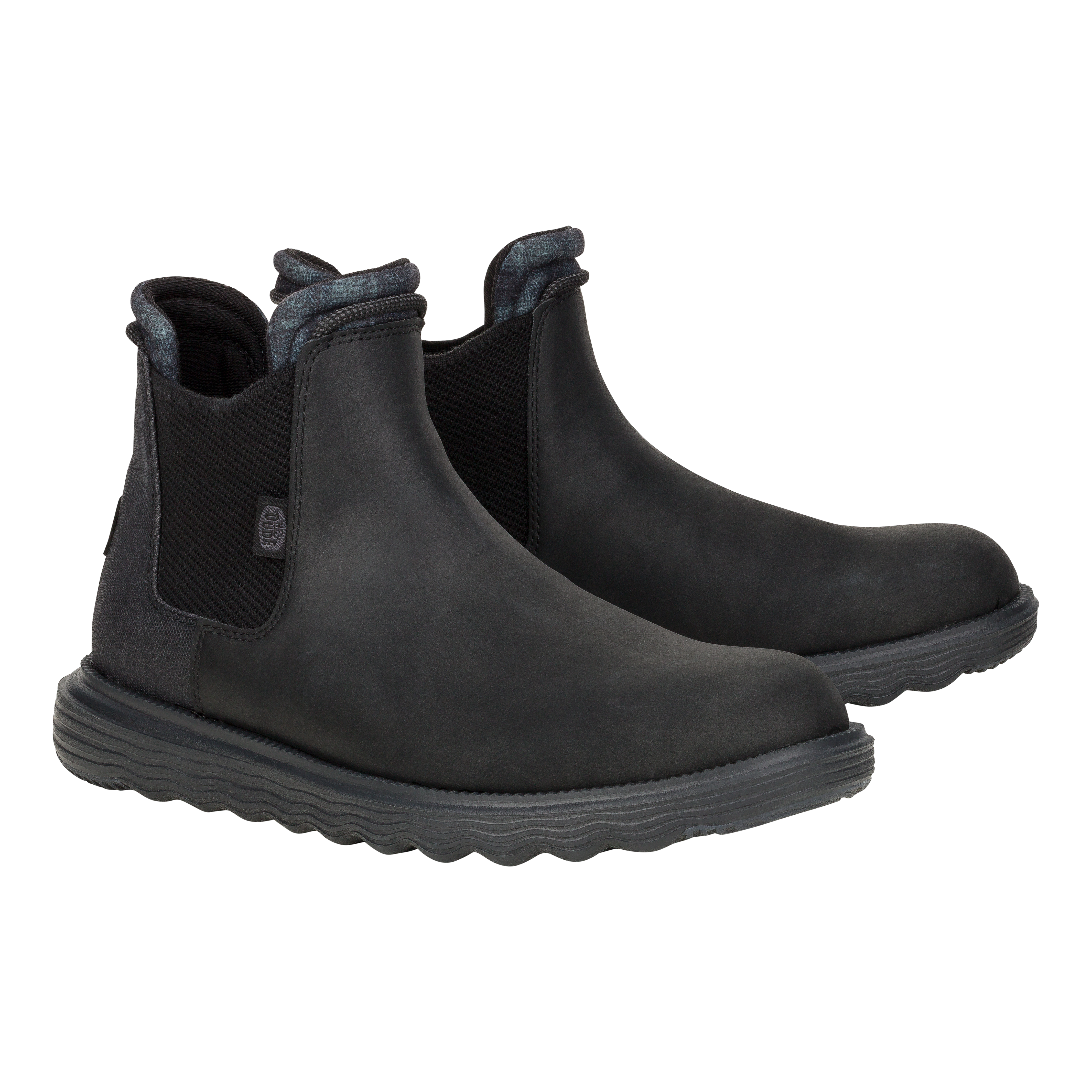 HEYDUDE shoes Branson Classic - Black/Black – Men's - view 2