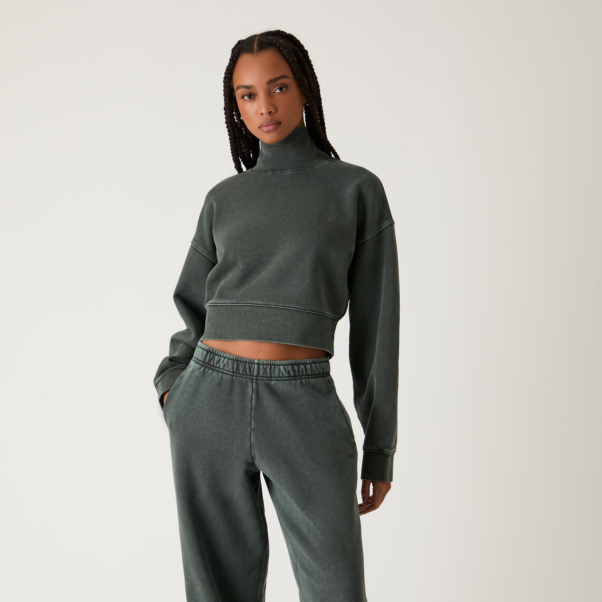 Kith Women Maryn Cropped Turtleneck - Machine - view 2