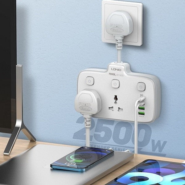 Peeperly Multi Outlet Power 2AC Universal Outlet Extension Socket - view 5