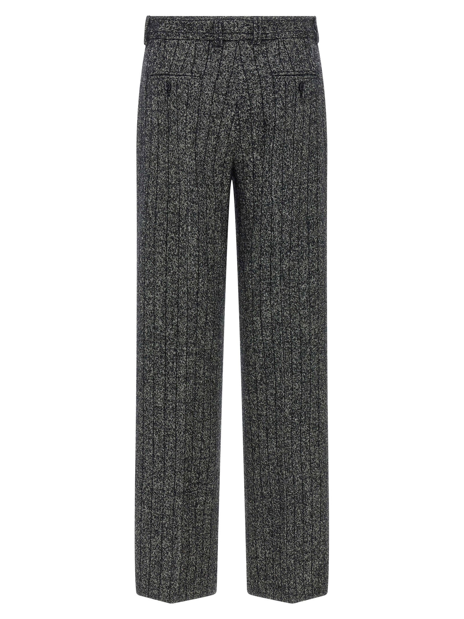 Dolce & Gabbana Striped Wool Pants - view 2