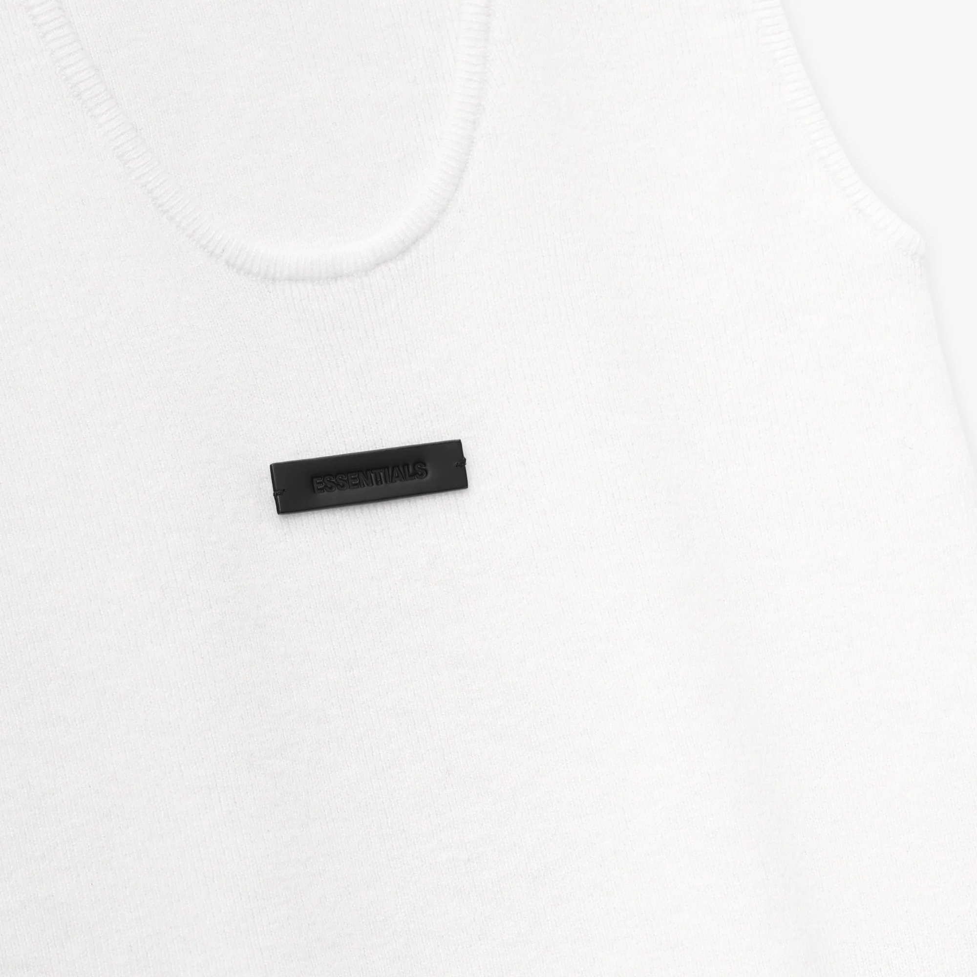 Fear Of God Essentials SS25 Womens Soft Rib Knit Tank- Cloud-White - view 2