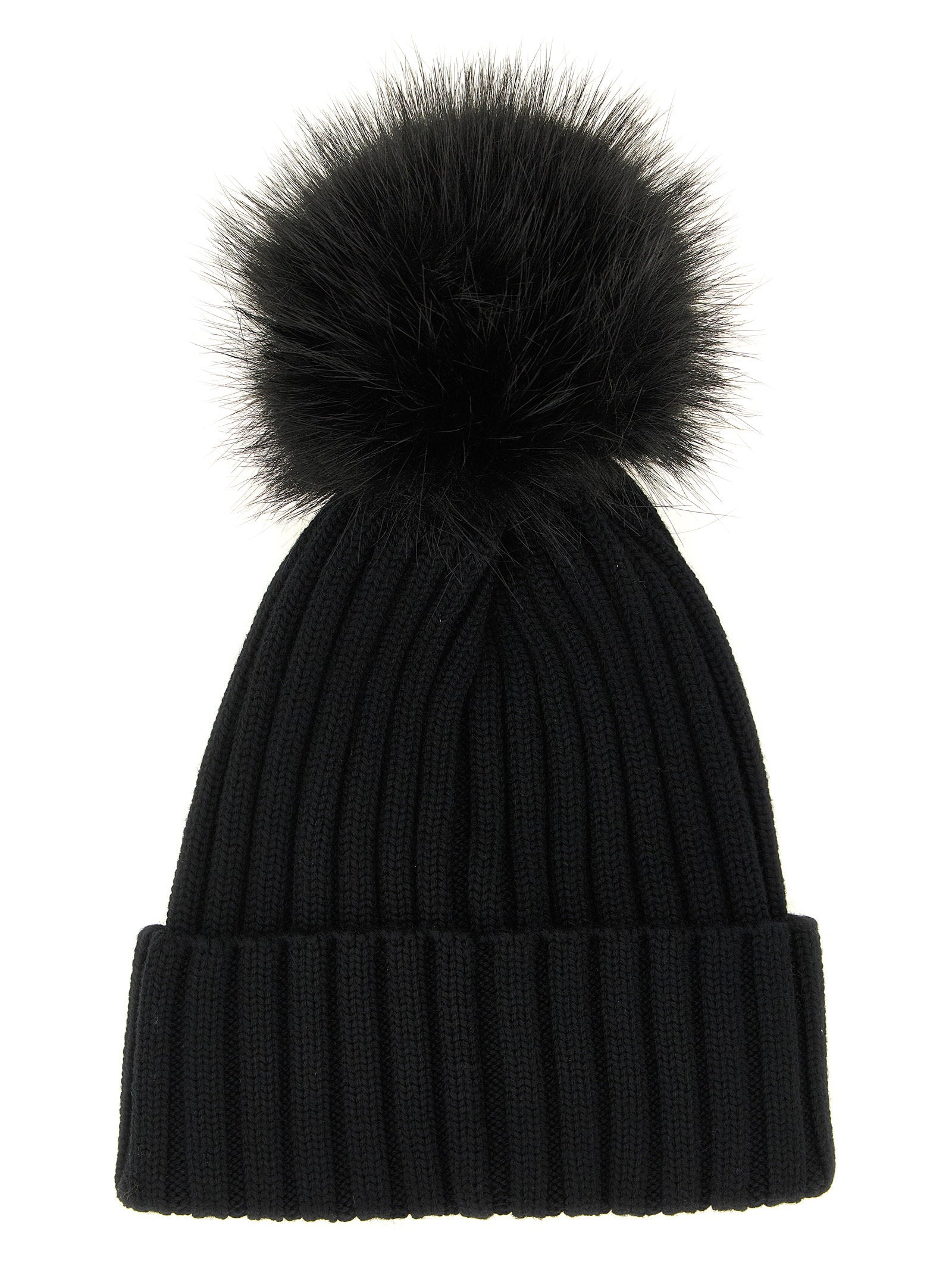 Moncler Pompon Wool Beanie - view 2