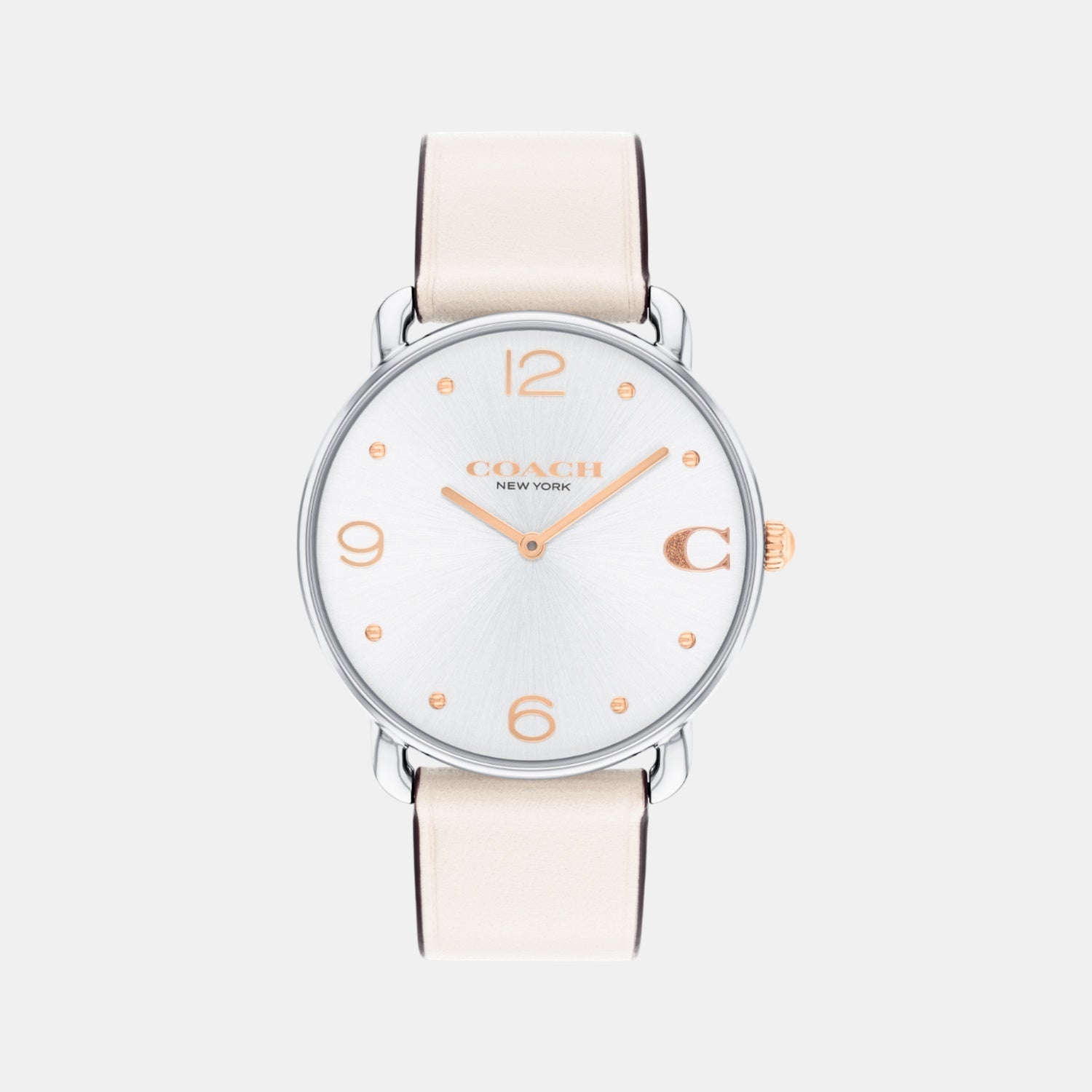 Coach Elliot Women Quartz Silver Dial Analog Leather Watch 14504200