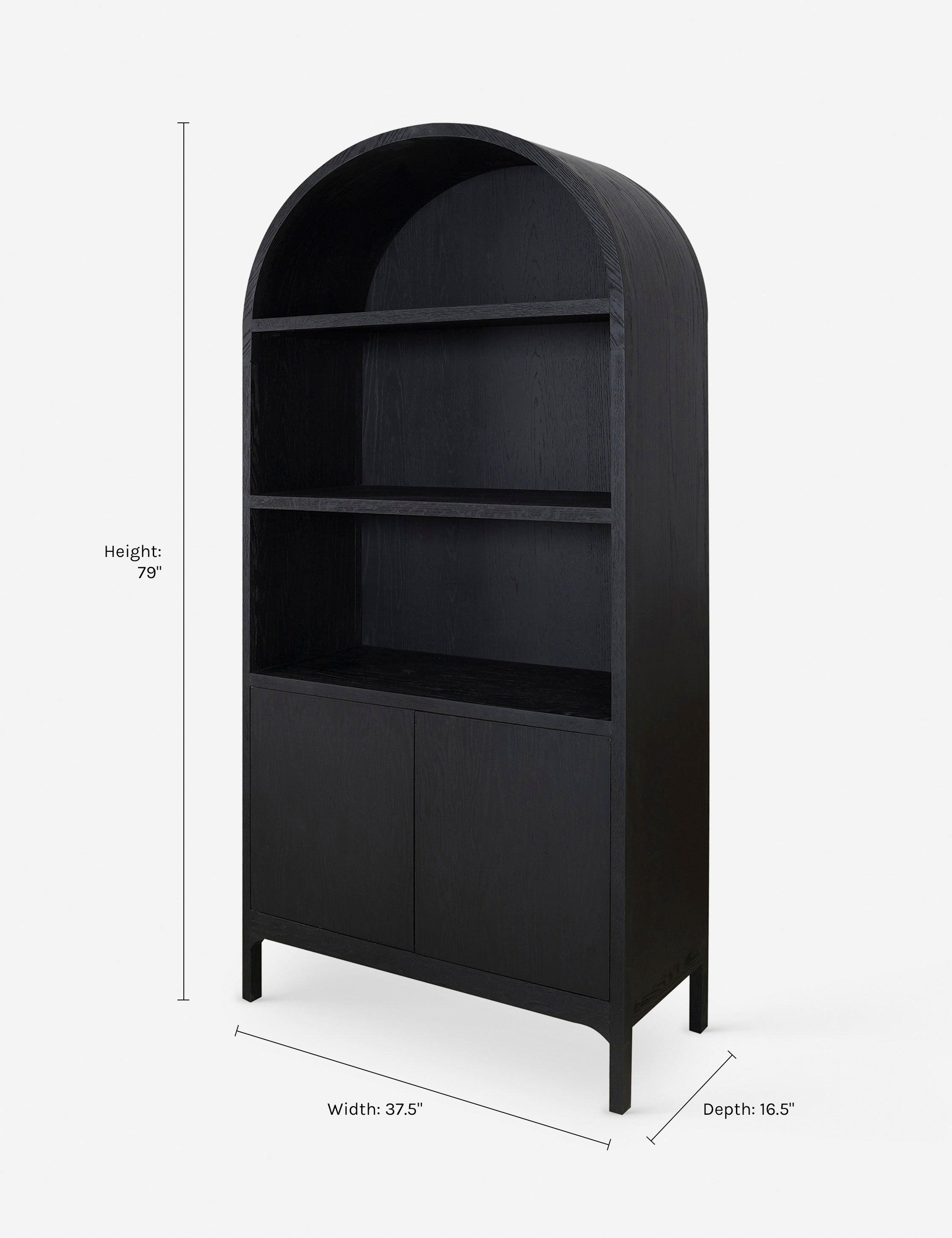 Lulu and Georgia Faron Cabinet – Black Oak - view 7