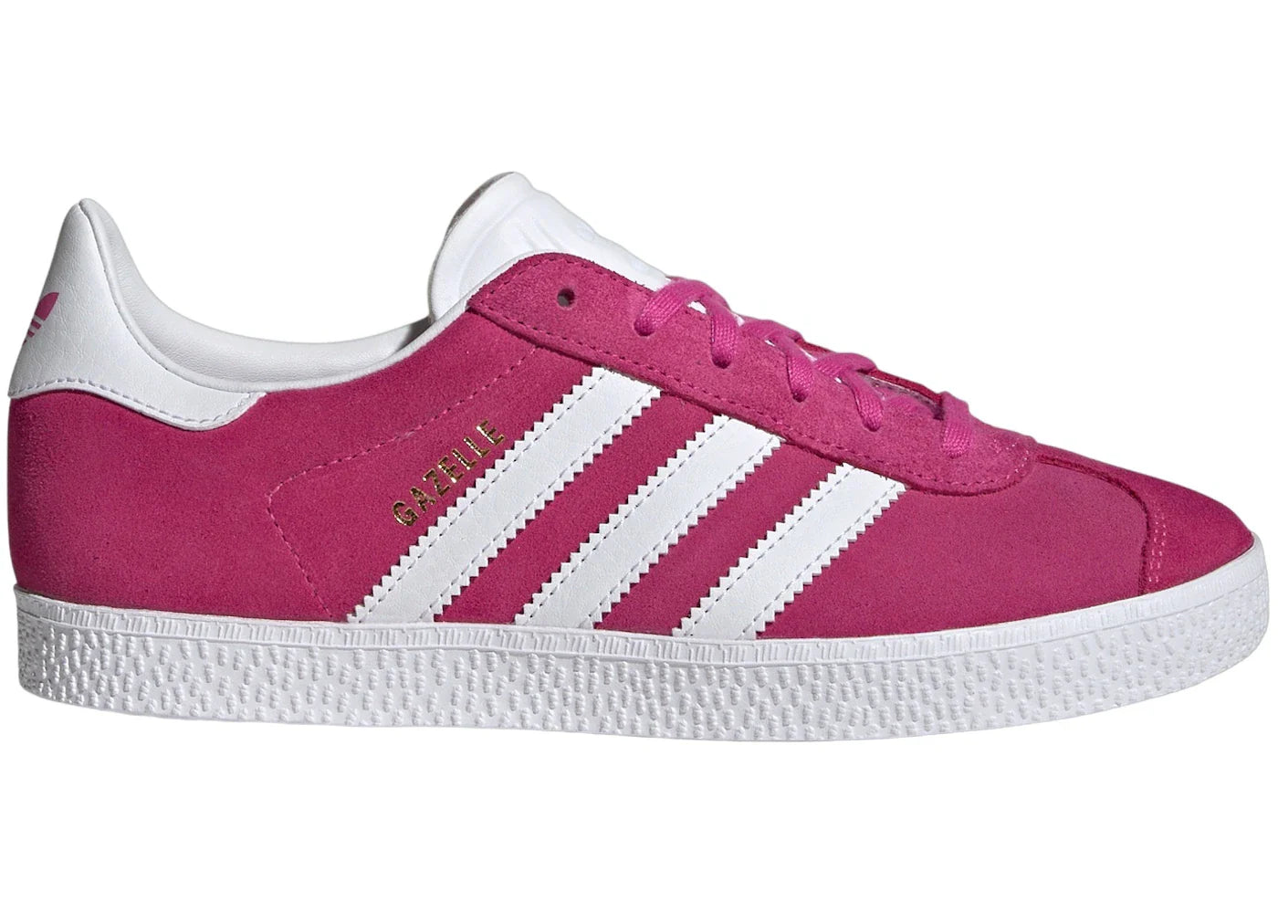 adidas Gazelle Semi Lucid Fuchsia Cloud White Gold Metallic (GS)