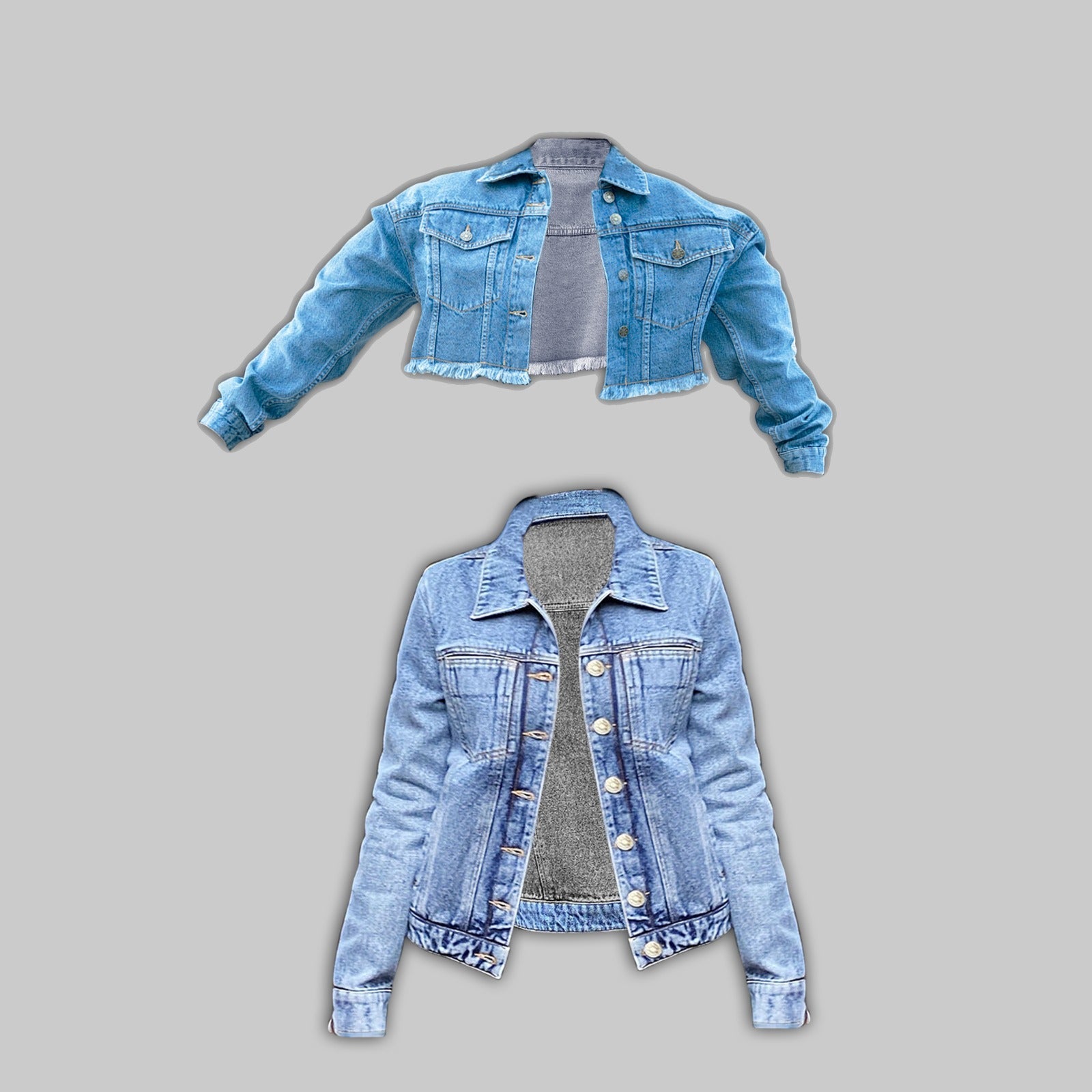 I Z F Denim Jacket Combo