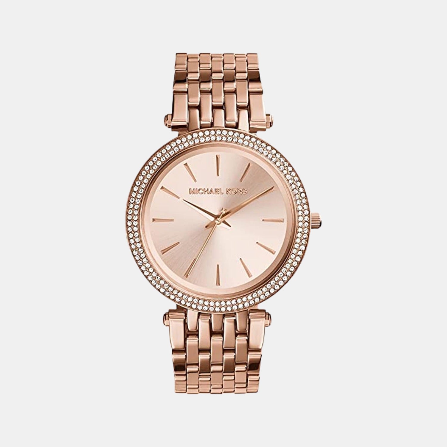 Michael Kors Darci Women Quartz Rose Gold Dial Analog Stainless Steel Watch MK3192