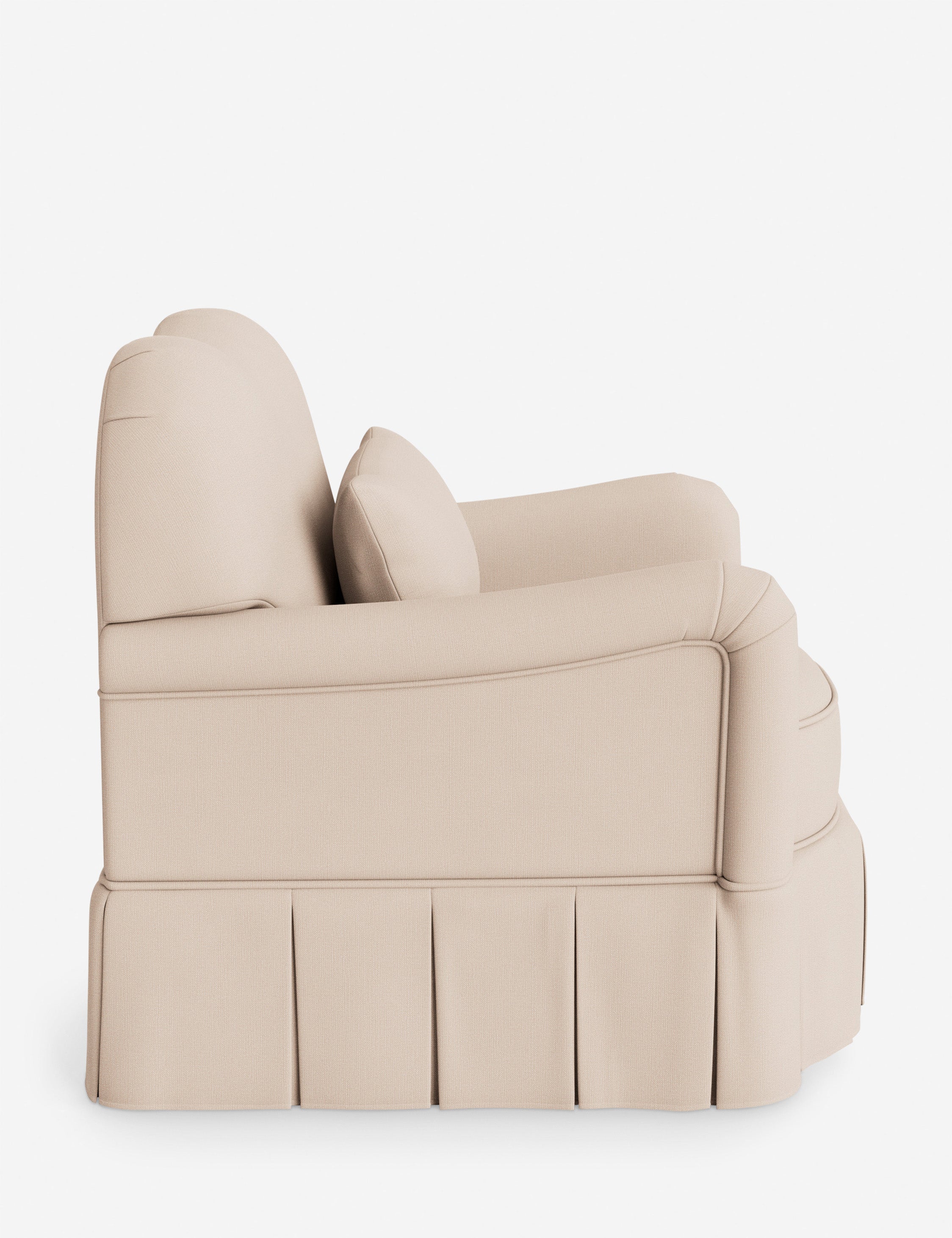 Lulu and Georgia Middleton Skirted Accent Chair by Ginny Macdonald - view 121