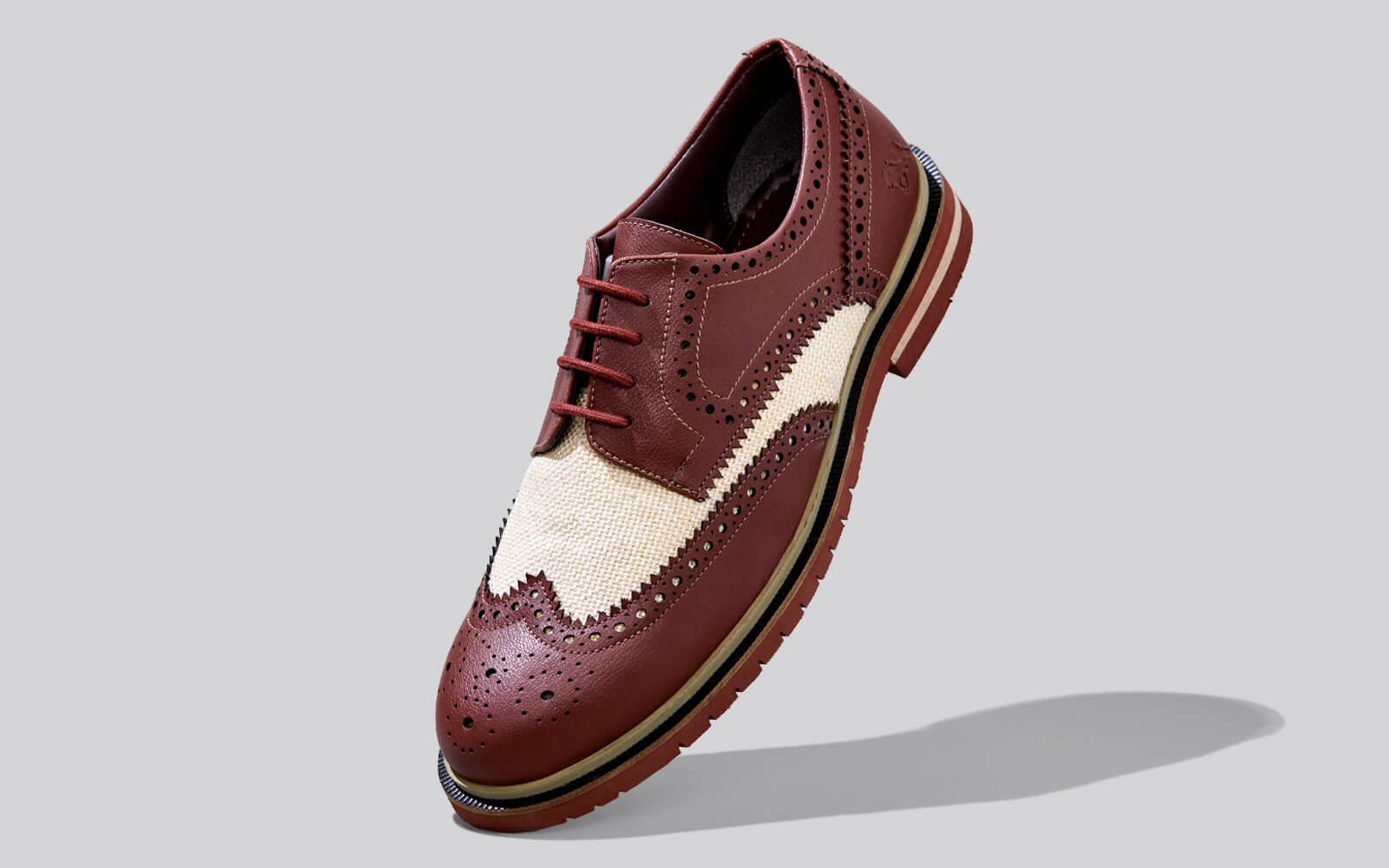 Neeman's Jute Dress Oxfords : Brown - view 2