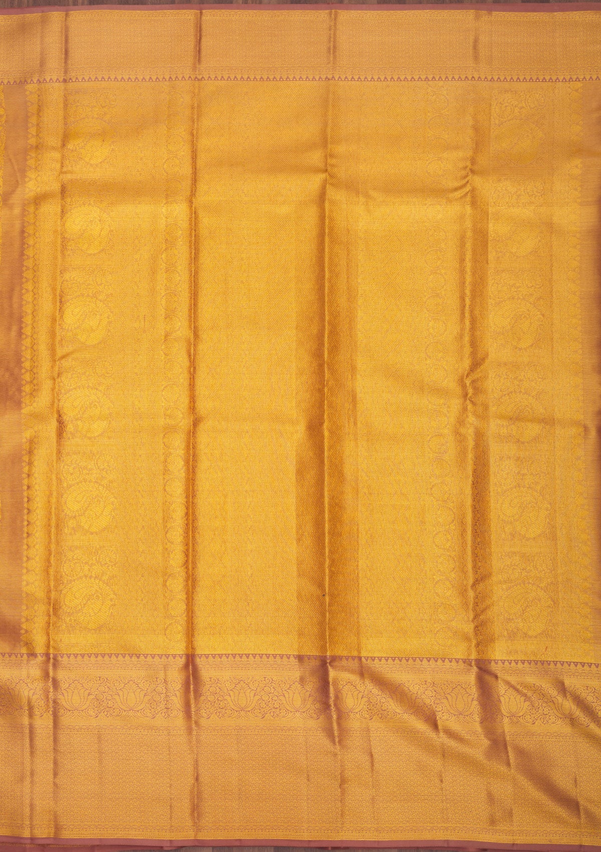 Koskii Gold Zariwork Pure Silk Saree – Women's - view 5