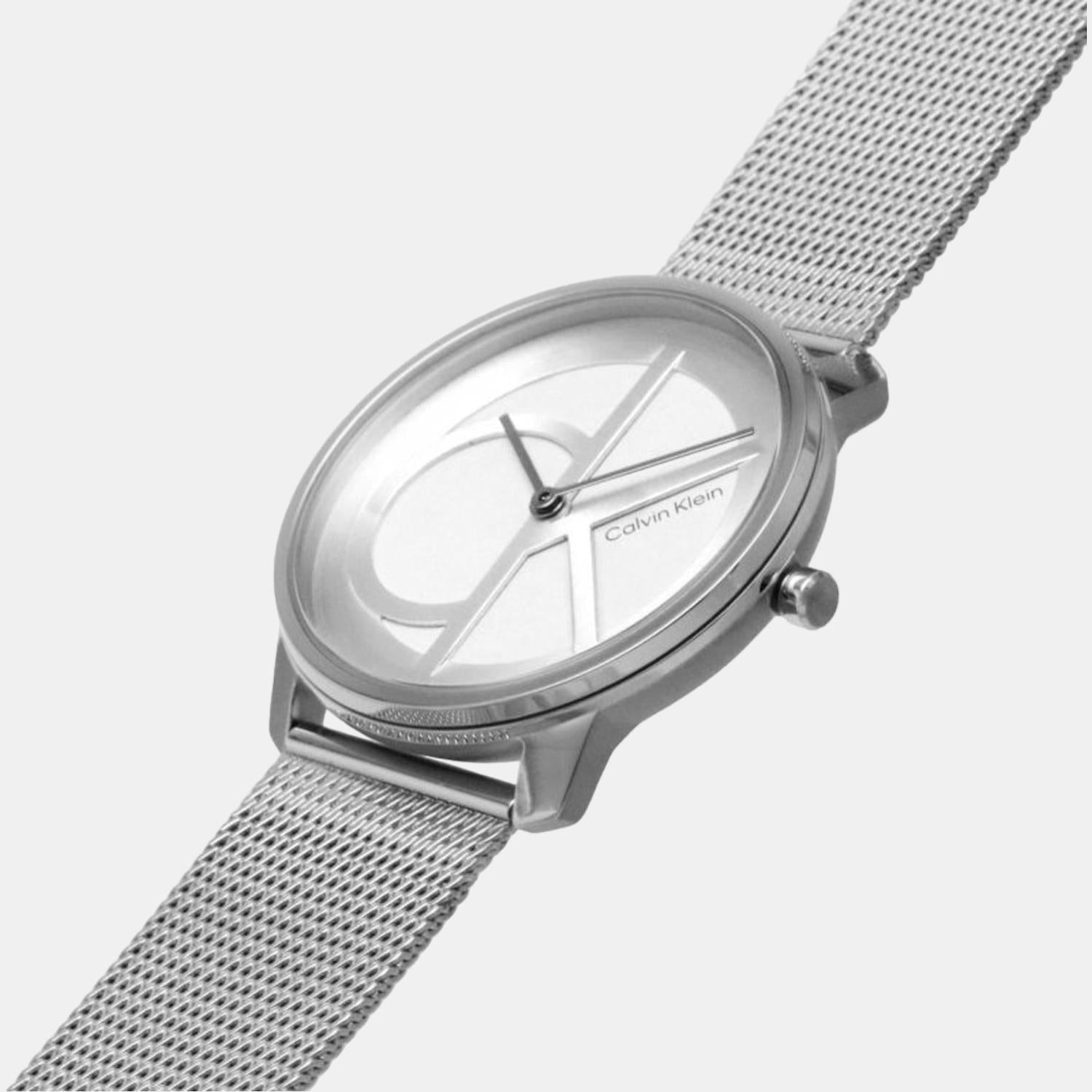 Calvin Klein Ck Iconic Unisex Quartz Silver Dial Analog Stainless Steel Watch 25200032 - view 5