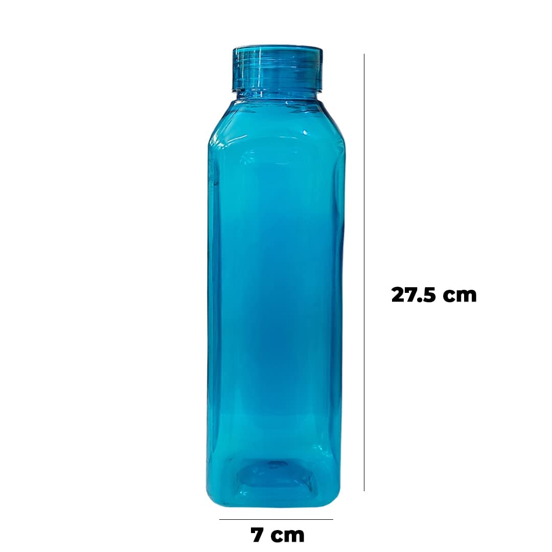 Kuber Industries Mat for Refrigerator + Plastic Water Bottle 1 Liter | Fridge Mat (Set of 6) | Water Bottle for Fridge (Set of 6) - view 2