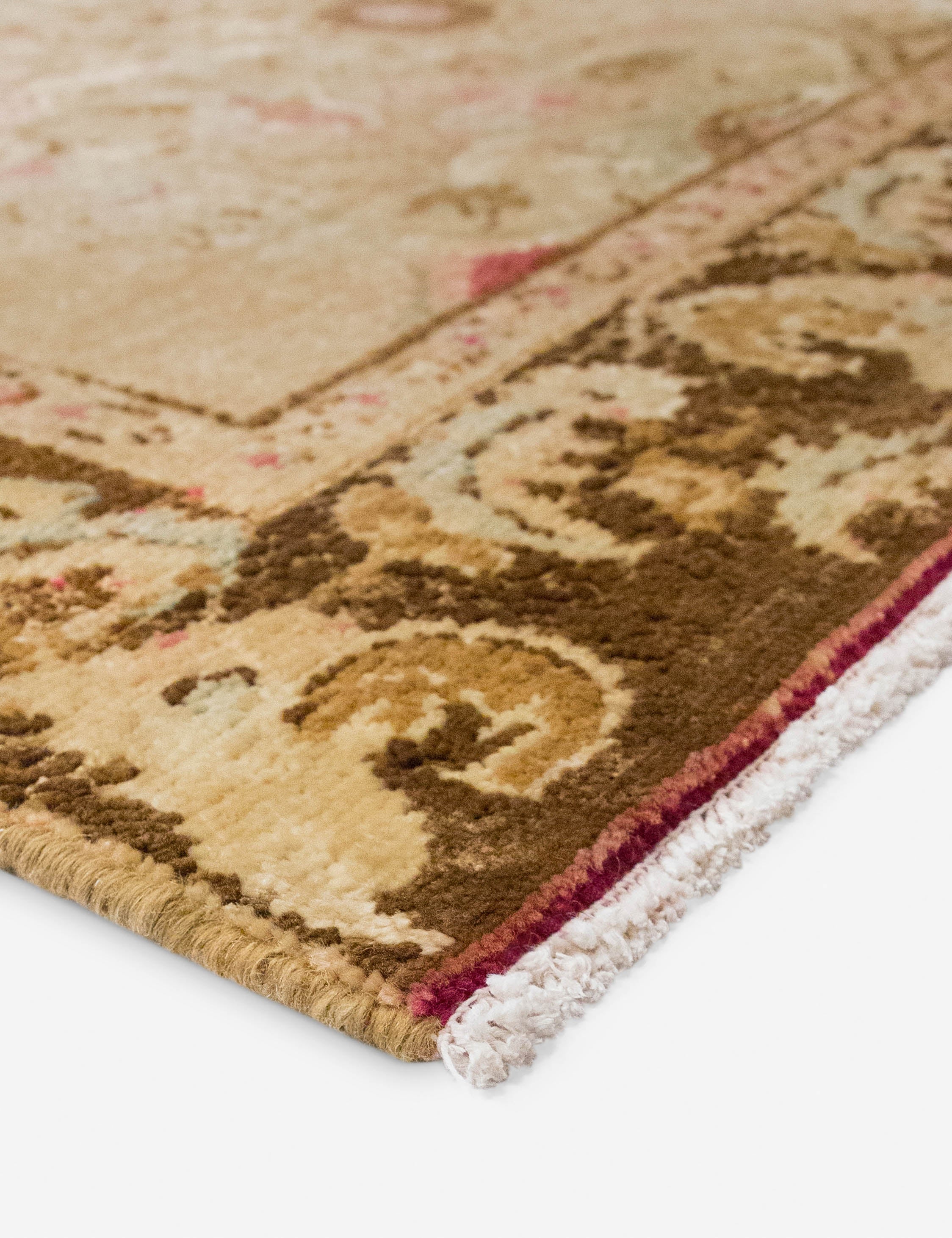 Lulu and Georgia Vintage Turkish Hand-Knotted Wool Runner Rug No. 302, 5' x 13'6" - view 2