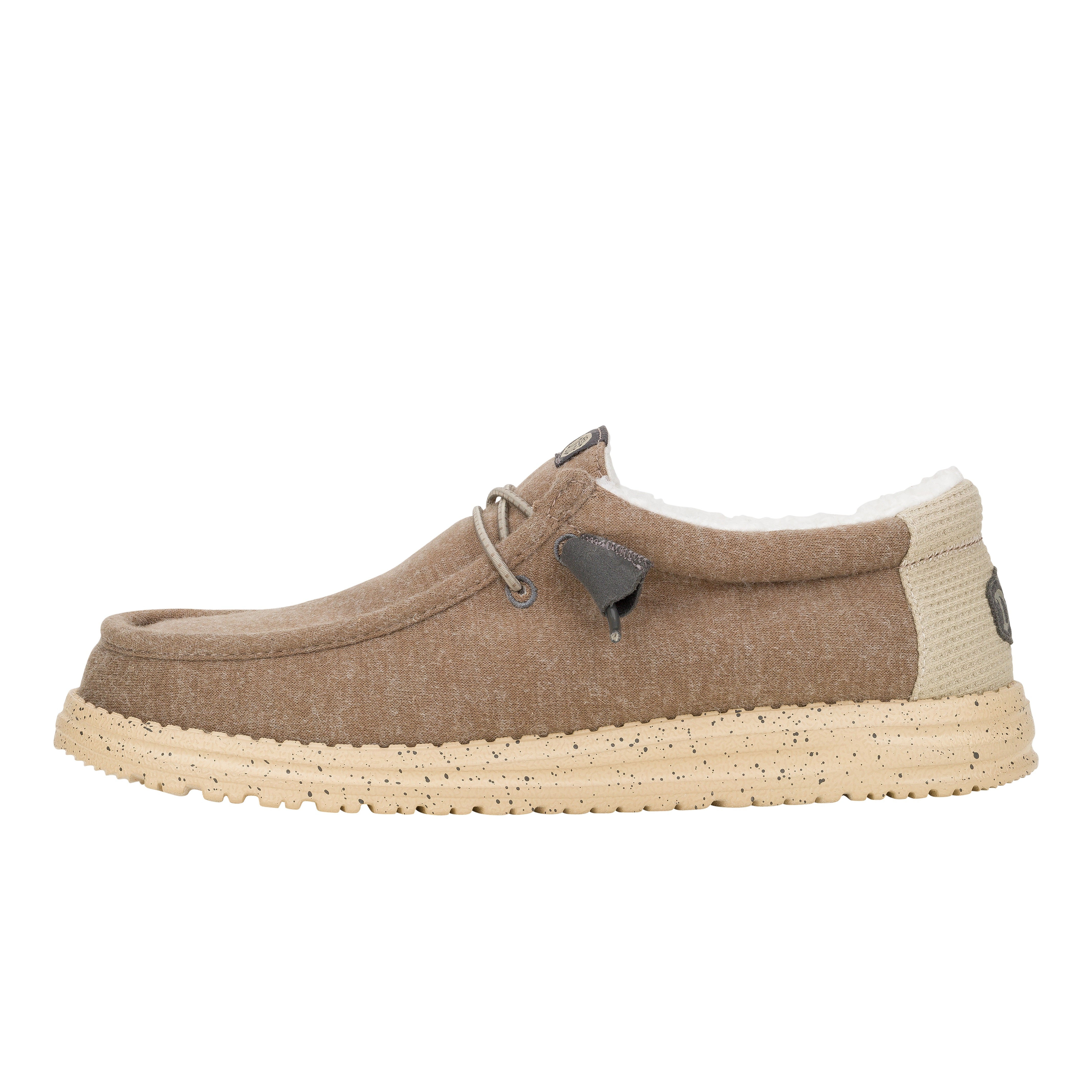 HEYDUDE shoes Wally Warmth Knit - Beige/White