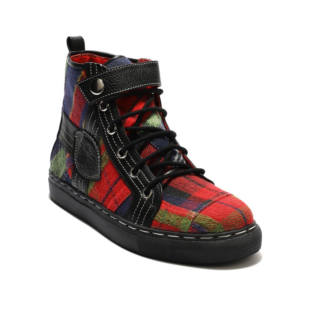 Banjaaran India Red Tartans HighTops for Women (discontinued) - view 5