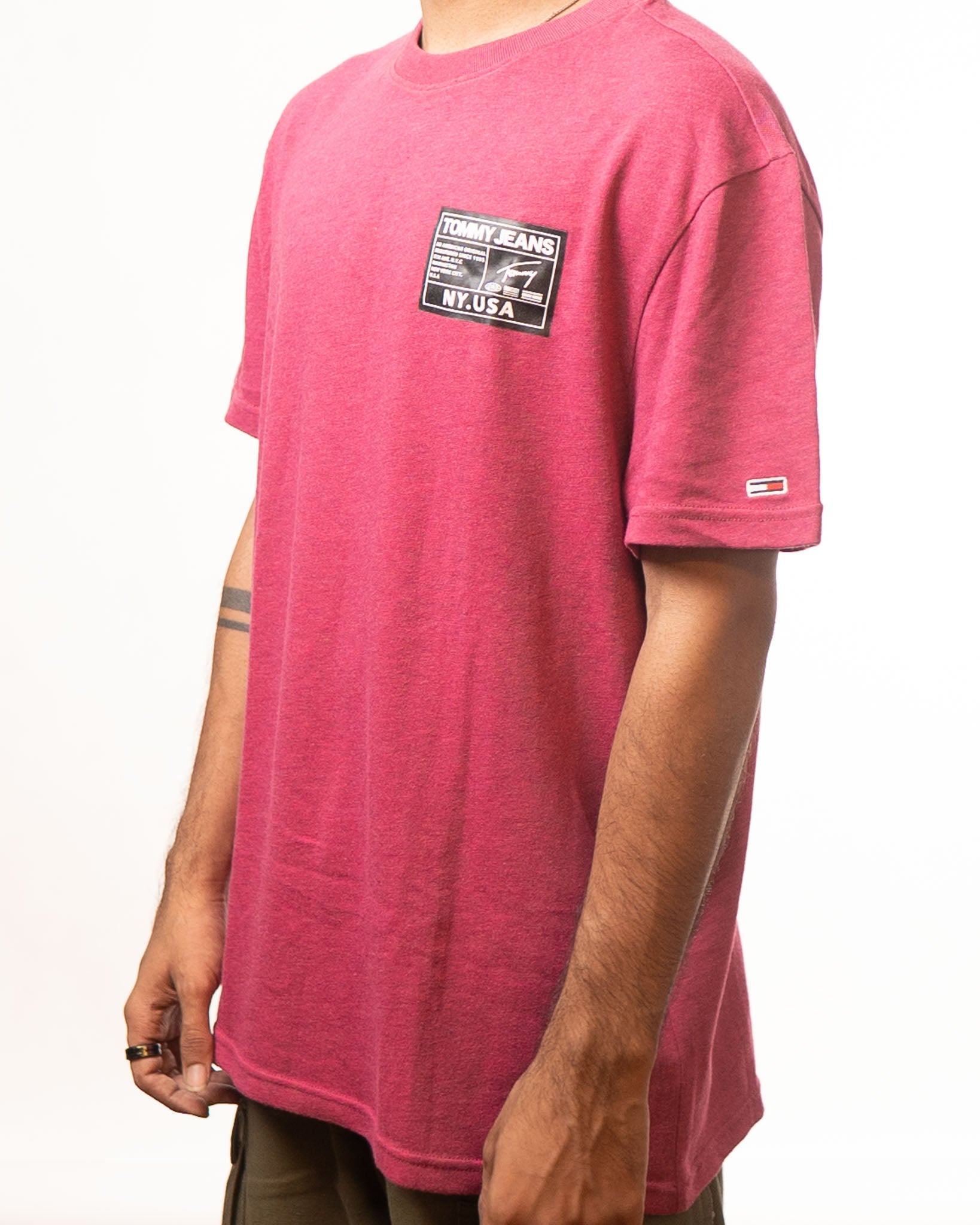 Tommy Hilfiger Pink Crewneck Tshirt - view 5