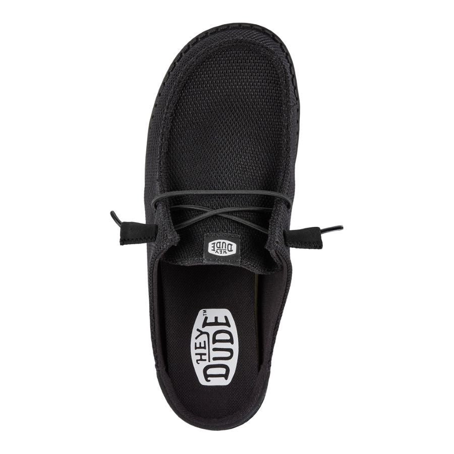 HEYDUDE shoes Wendy Slip Mono - Black/Black – Women's - view 6