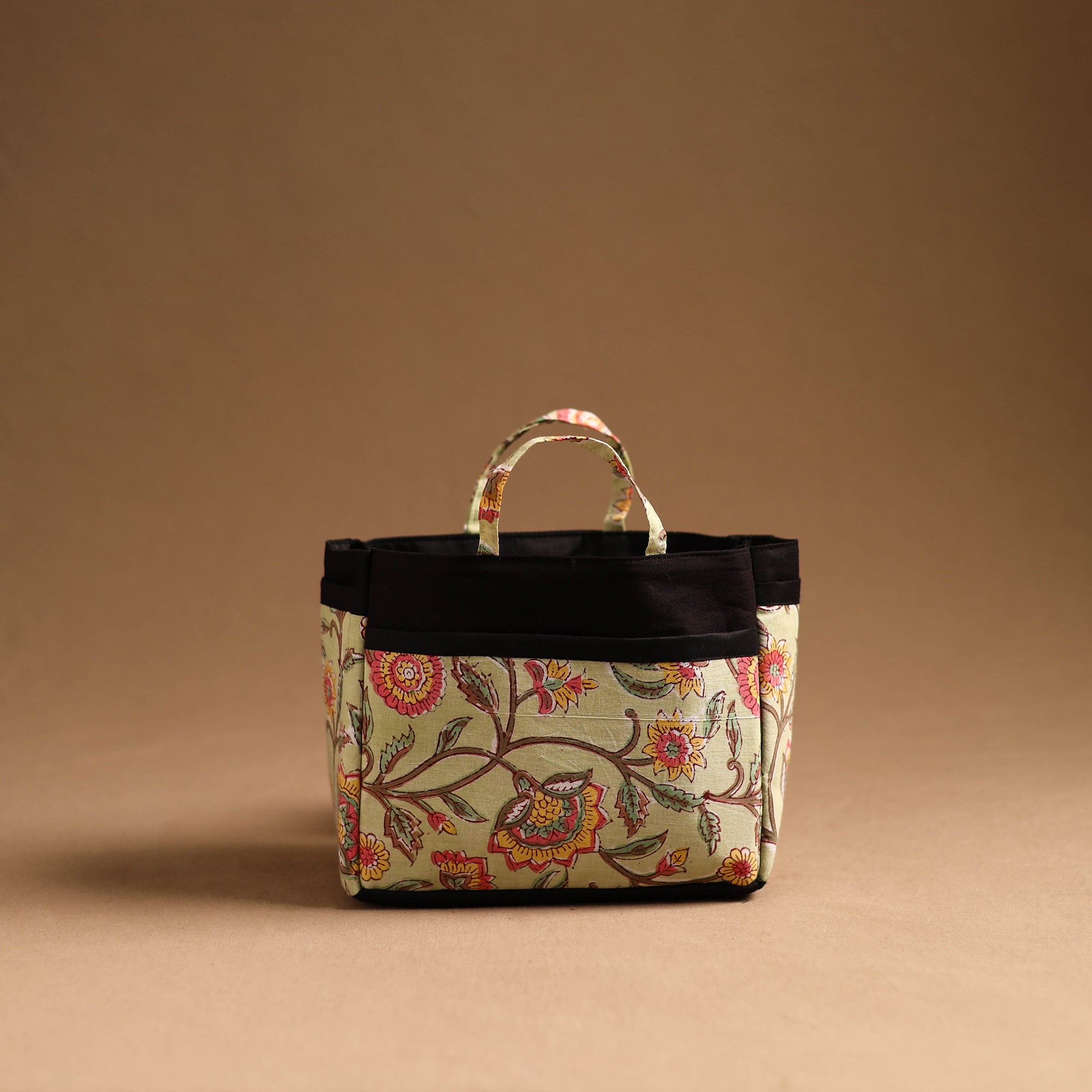 NOORI BAZAR Beige - Handmade Cotton Multipurpose Cosmetic/Toiletry Bag 08