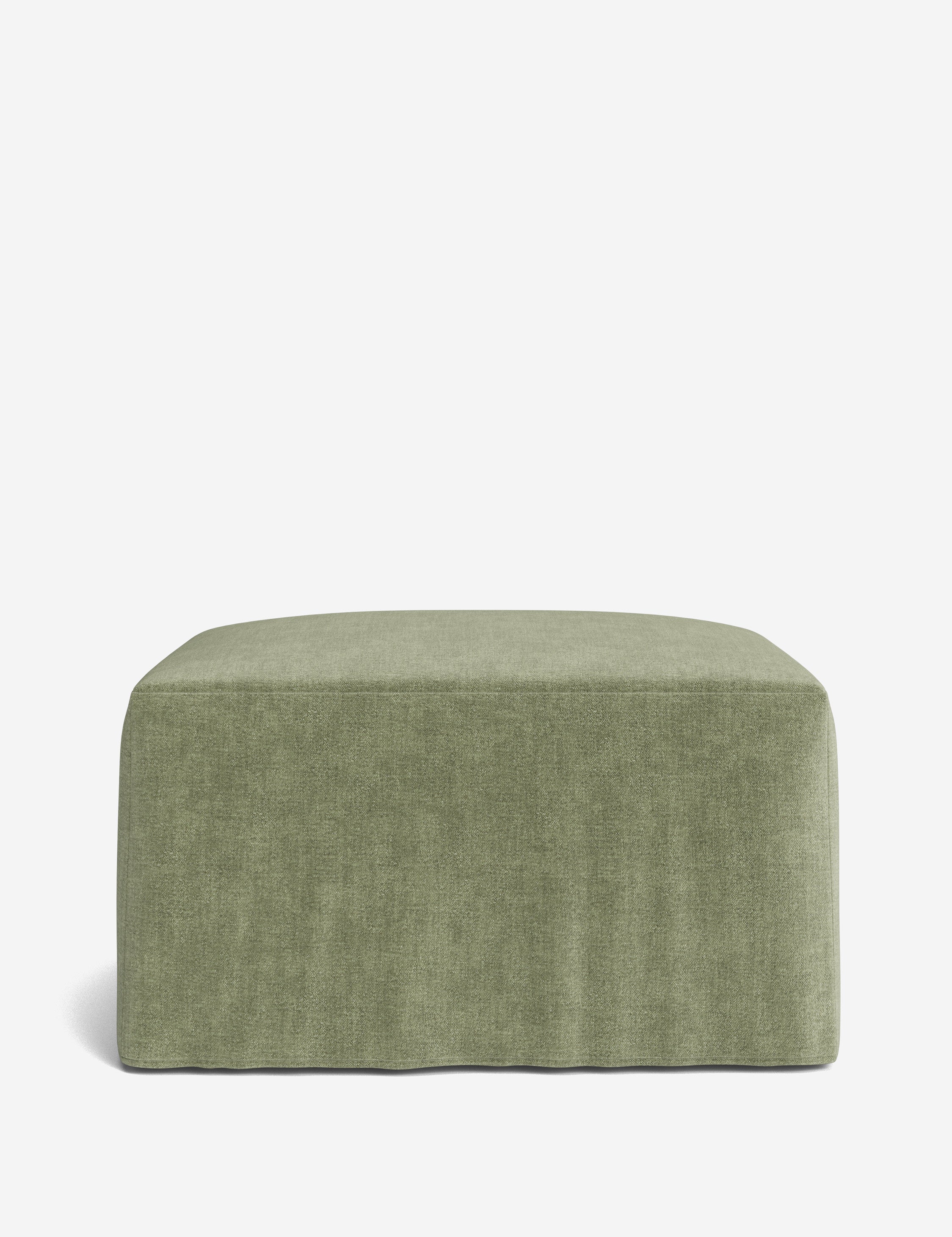 Lulu and Georgia Portola Slipcover Ottoman - view 2