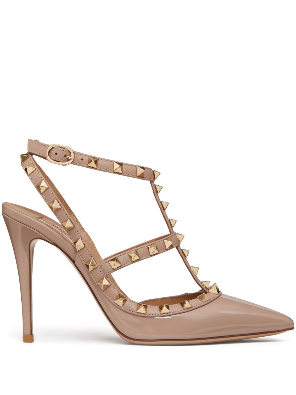 Valentino Garavani With Heel POWDER – 100% Calf Leather