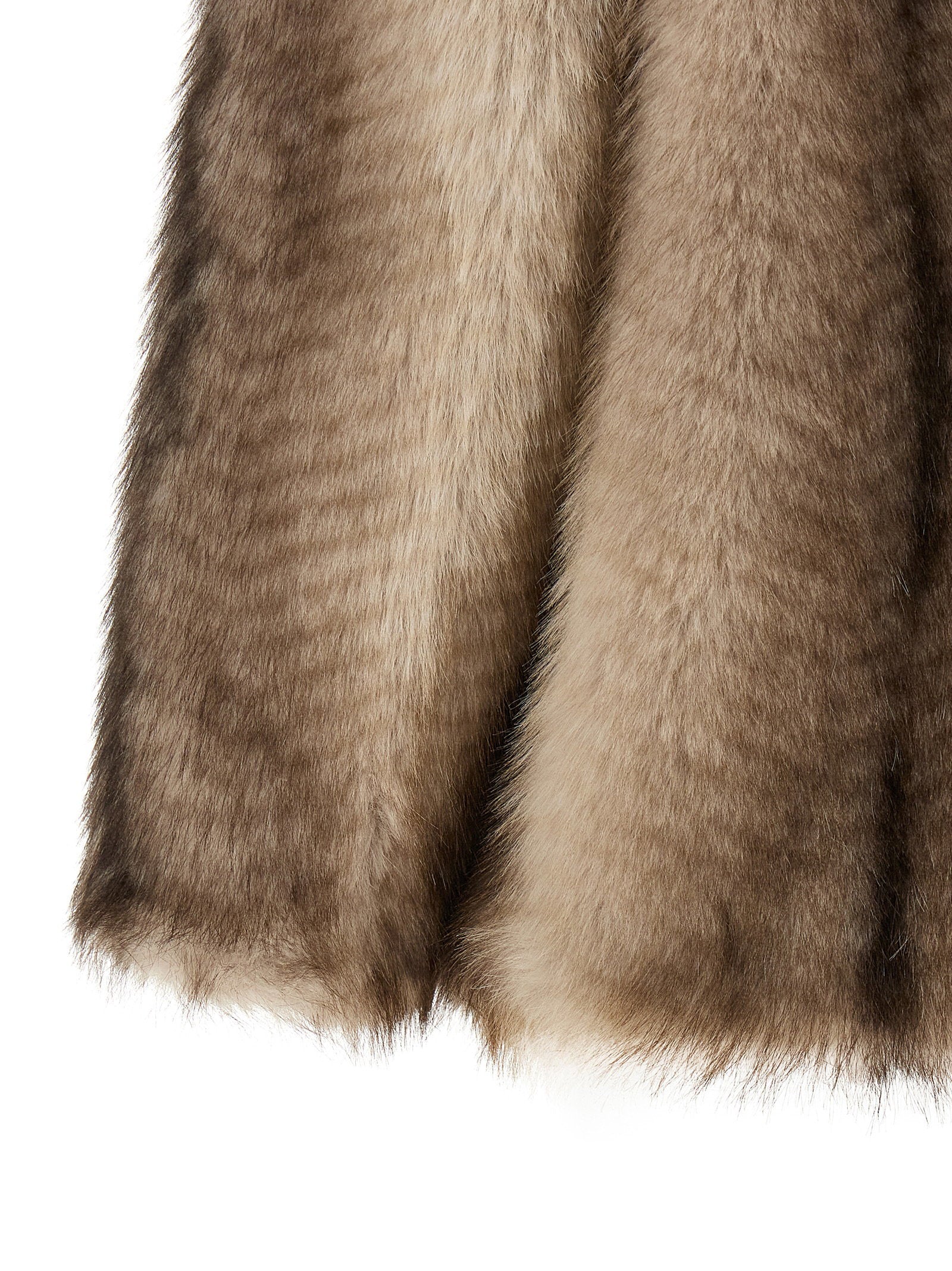 Nude Faux Fur Jacket - view 4