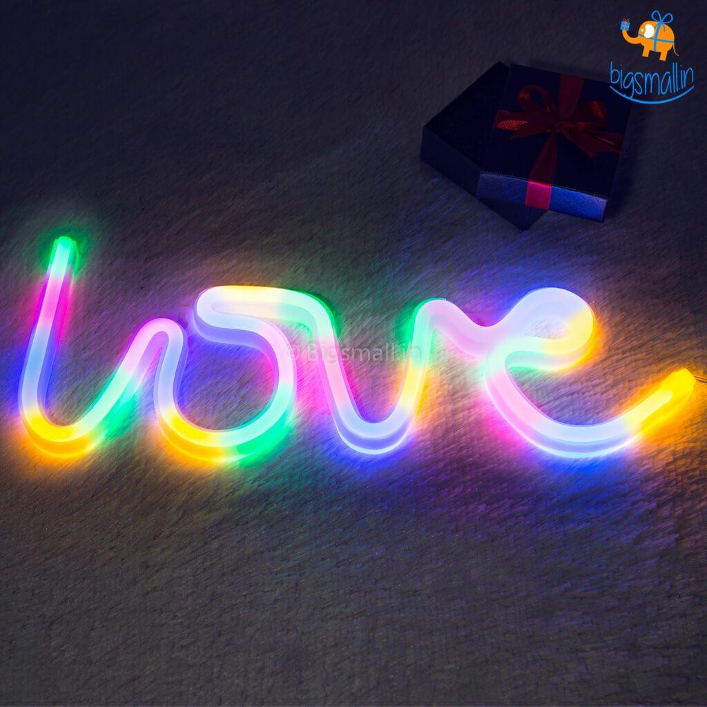 Big Daddy Multi-Colored Love LED Neon Lamp - view 3