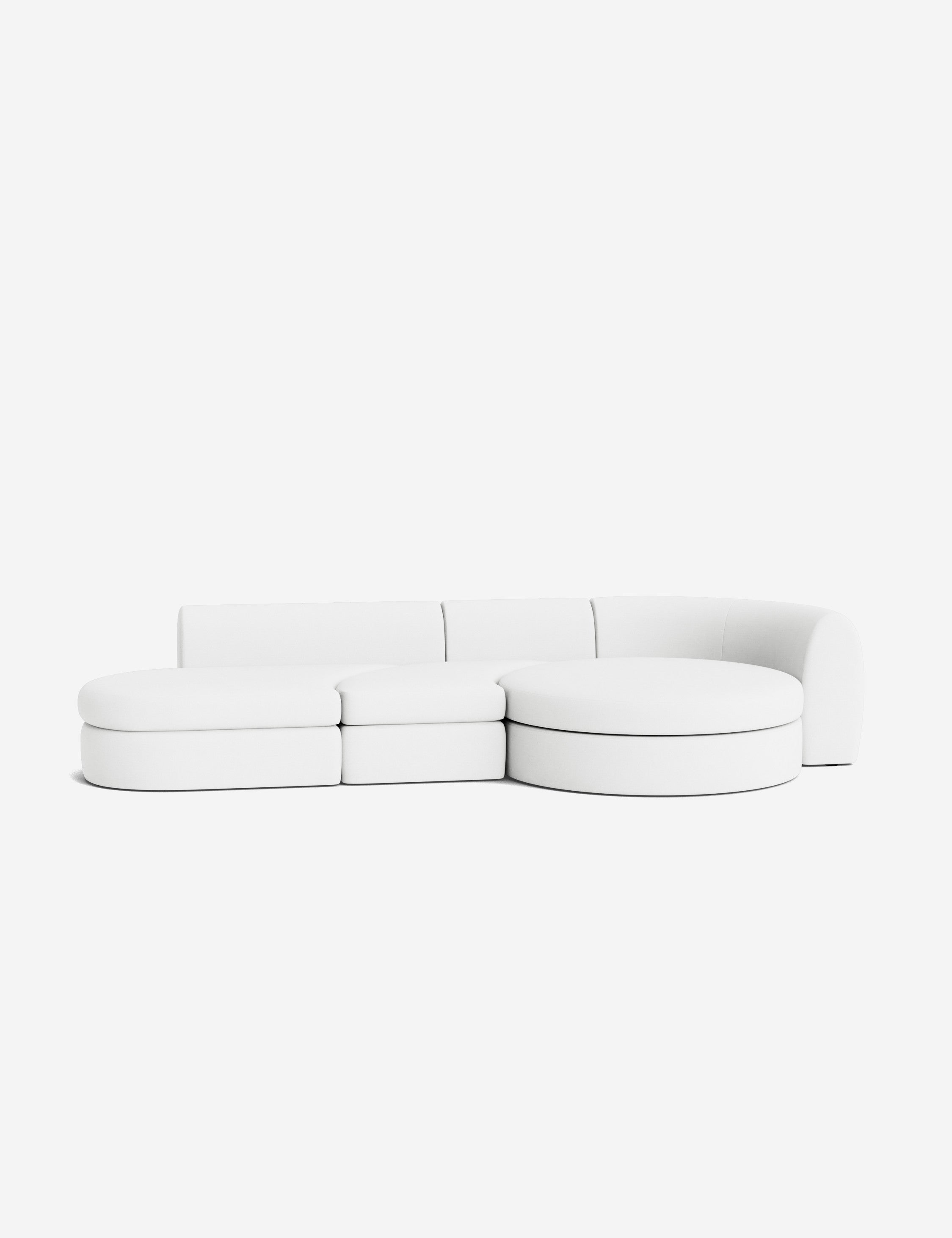 Lulu and Georgia Buckley Modular Chaise Sectional Sofa - view 229