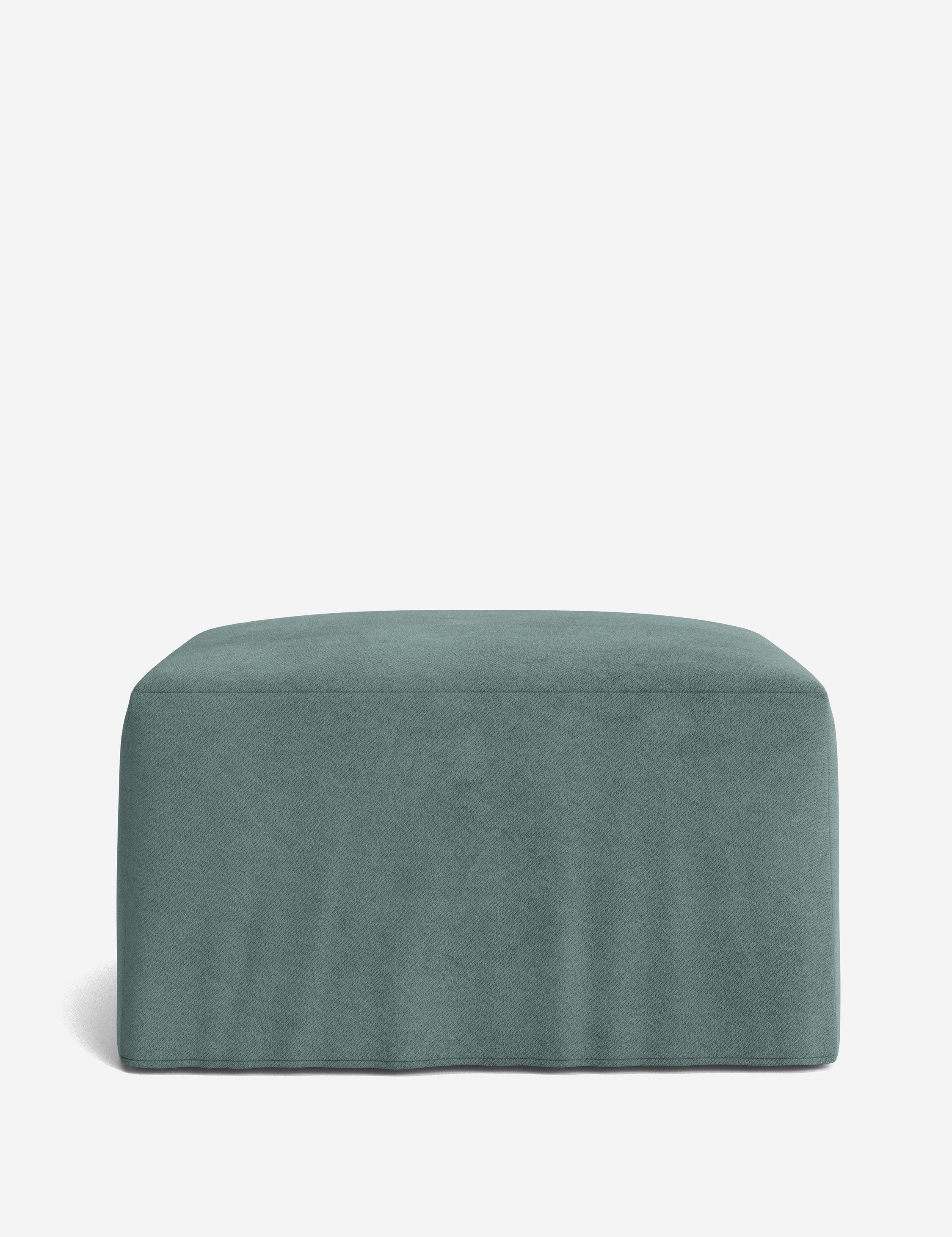 Lulu and Georgia Portola Slipcover Ottoman - view 47