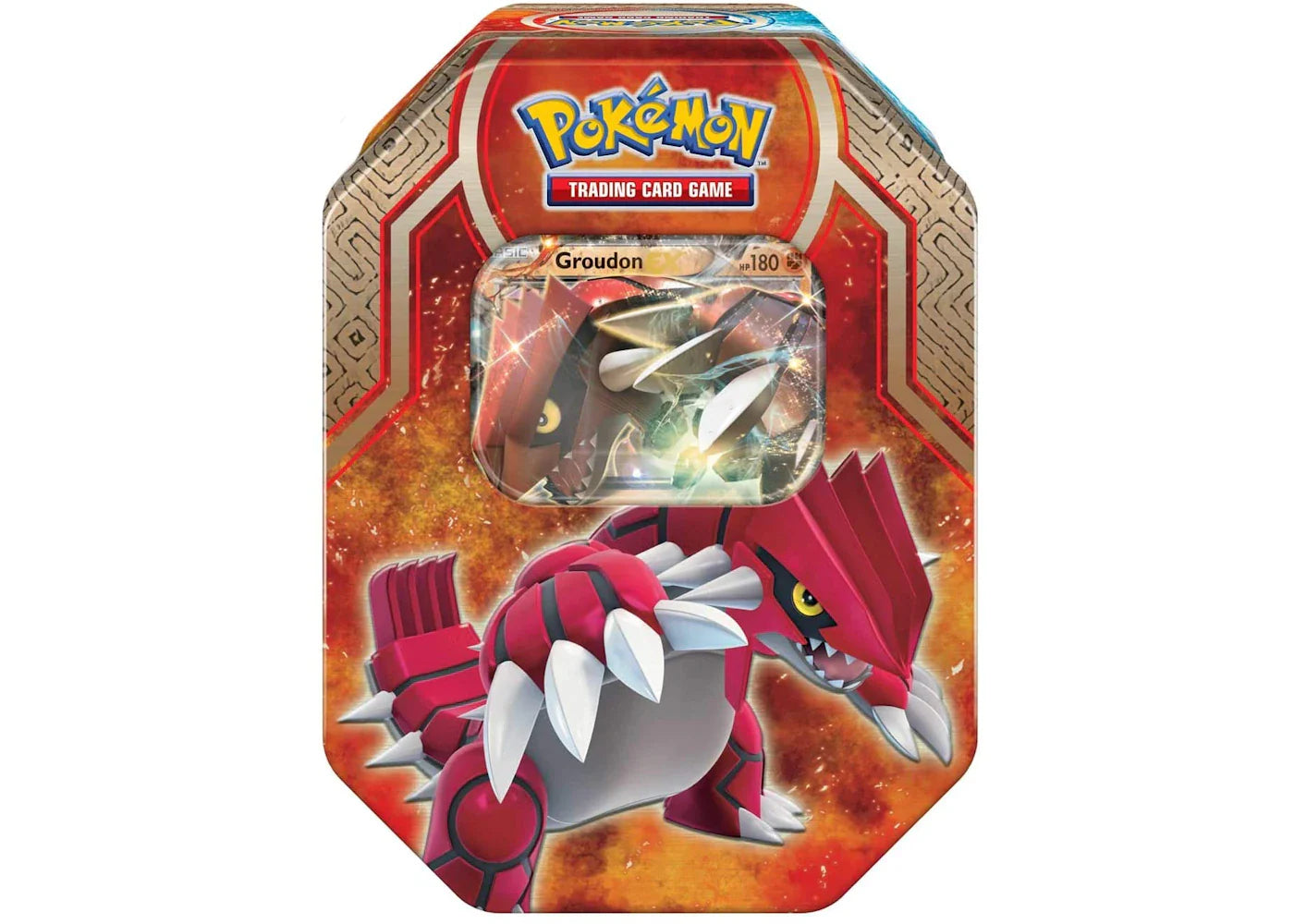 Pokémon 2015 Pokemon TCG Legends of Hoenn Tin Groudon EX