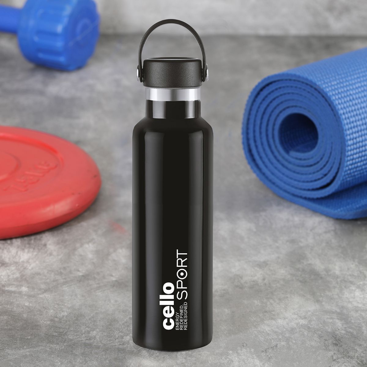 Cello Aqua Bliss Flask, Vacusteel Water Bottle, 800ml - view 2