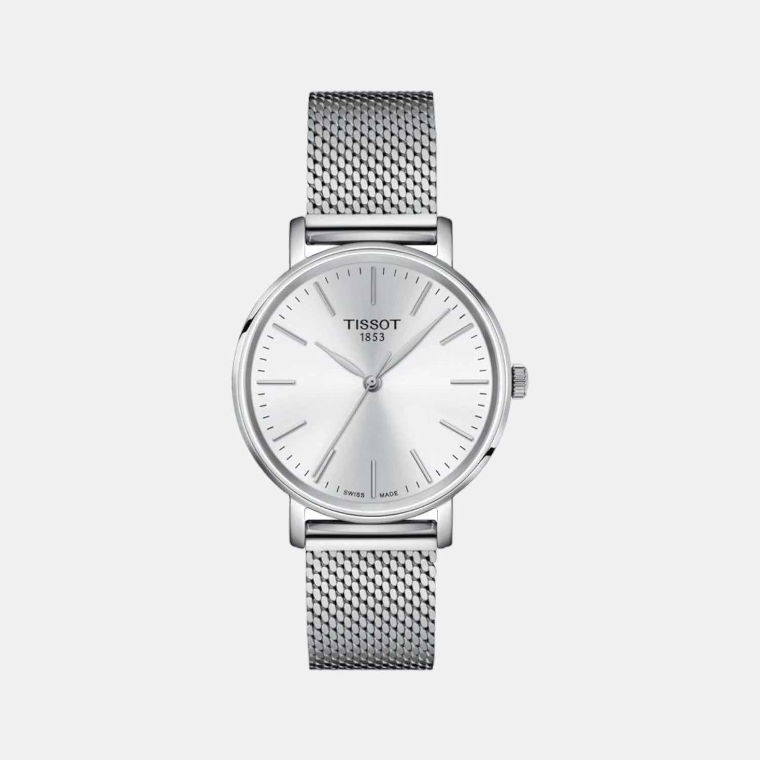 Tissot Everytime Women Quartz White Dial Analog Stainless Steel Watch T1432101101100