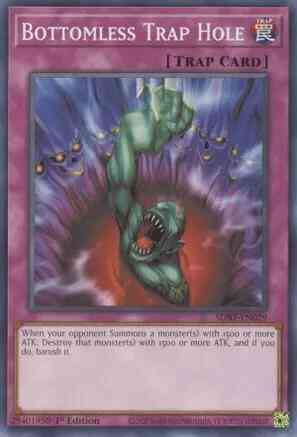 Yu-Gi-Oh! Bottomless Trap Hole - SDBT-EN029 - Common - 1st Edition