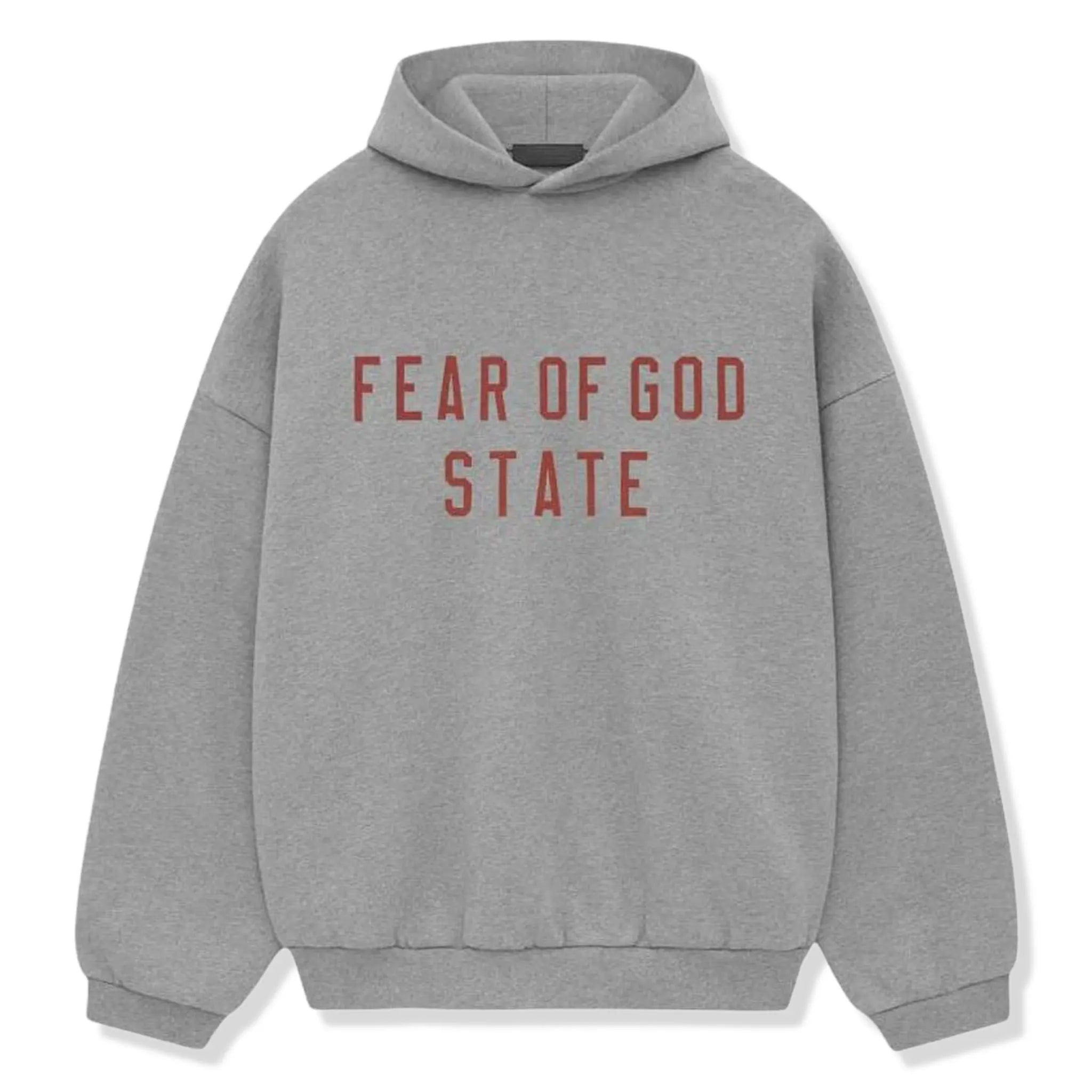 Fear Of God Essentials Fear Of God State Fleece Dark Heather Hoodie (FW24)
