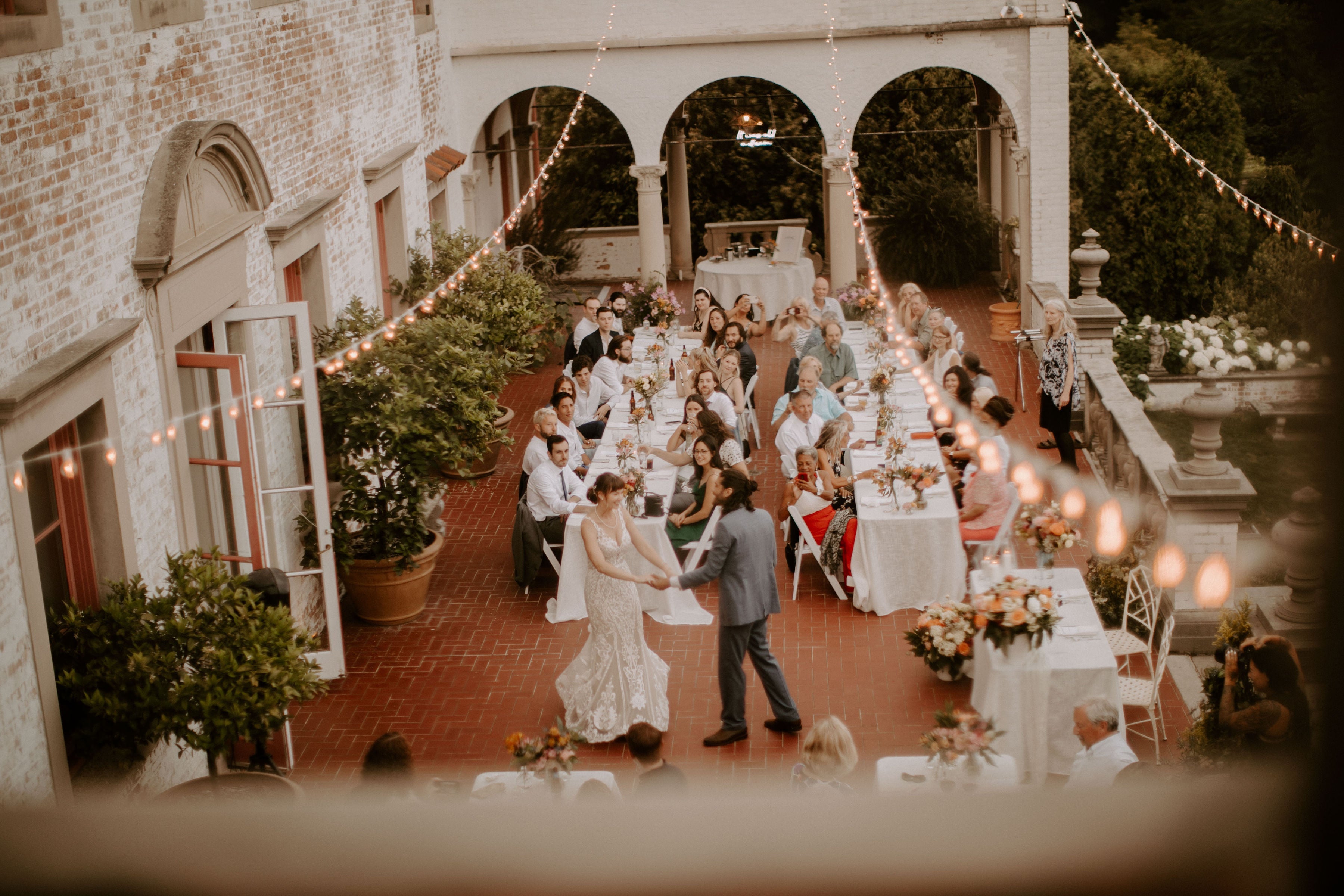 fiftyflowers.com A Romantic Museum Wedding with Bright DIY Flowers - view 4