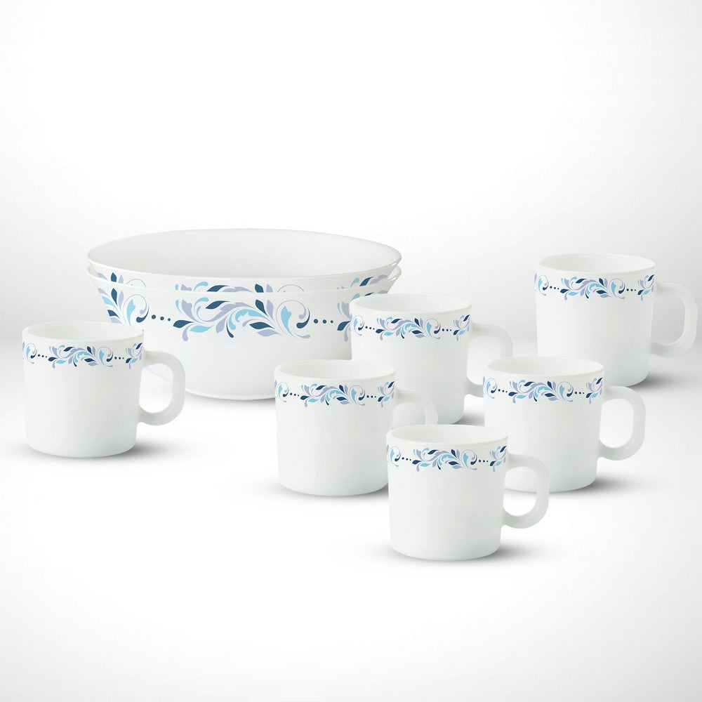 My Borosil Larah by Borosil Skyleaf Snack Set w Mugs