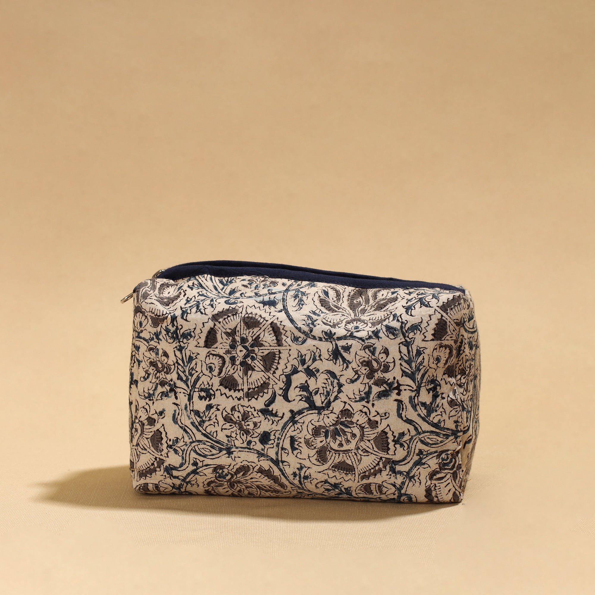 NOORI BAZAR Beige - Handmade cotton Toiletry Pouch 05 - view 2