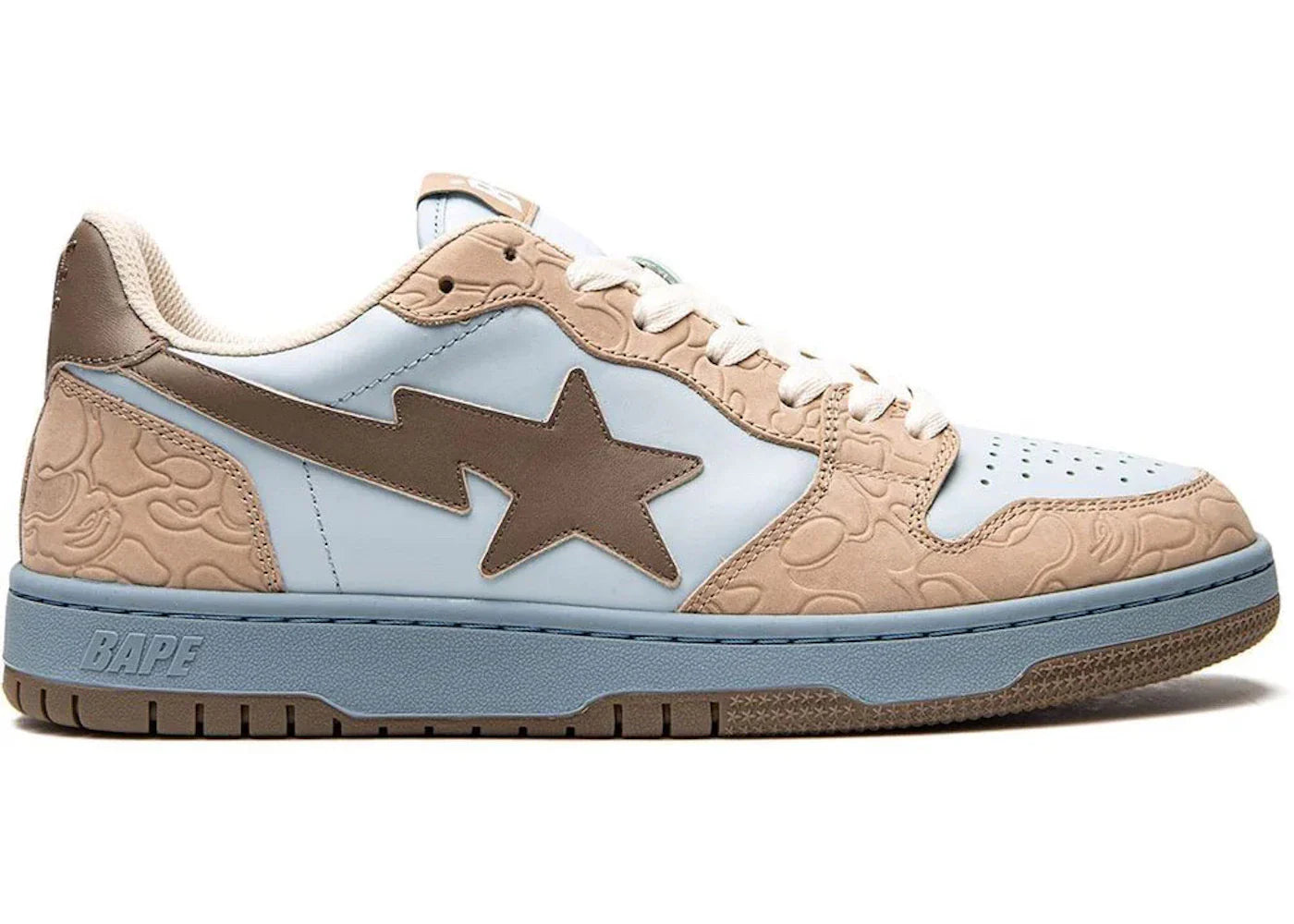 BAPE A Bathing Ape Court Sta Beige