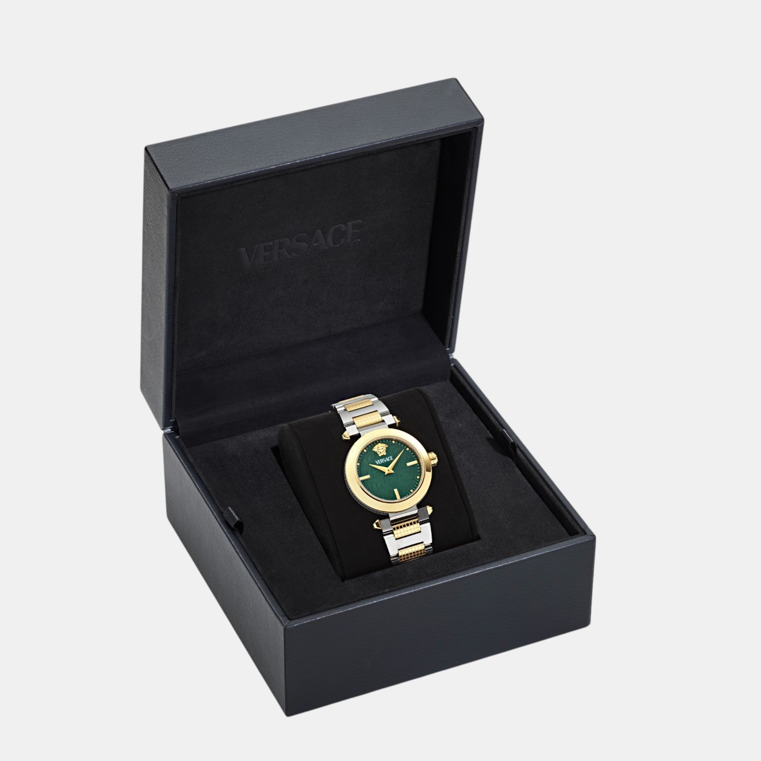 Versace Greek Women Quartz Green Dial Analog Stainless Steel Watch VE5B00525 - view 4