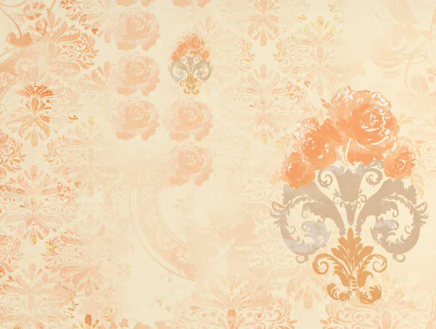 Spaces India Ornate Light Orange 100% Cotton King Size Bedsheet Organic Cotton - By Spaces - view 7