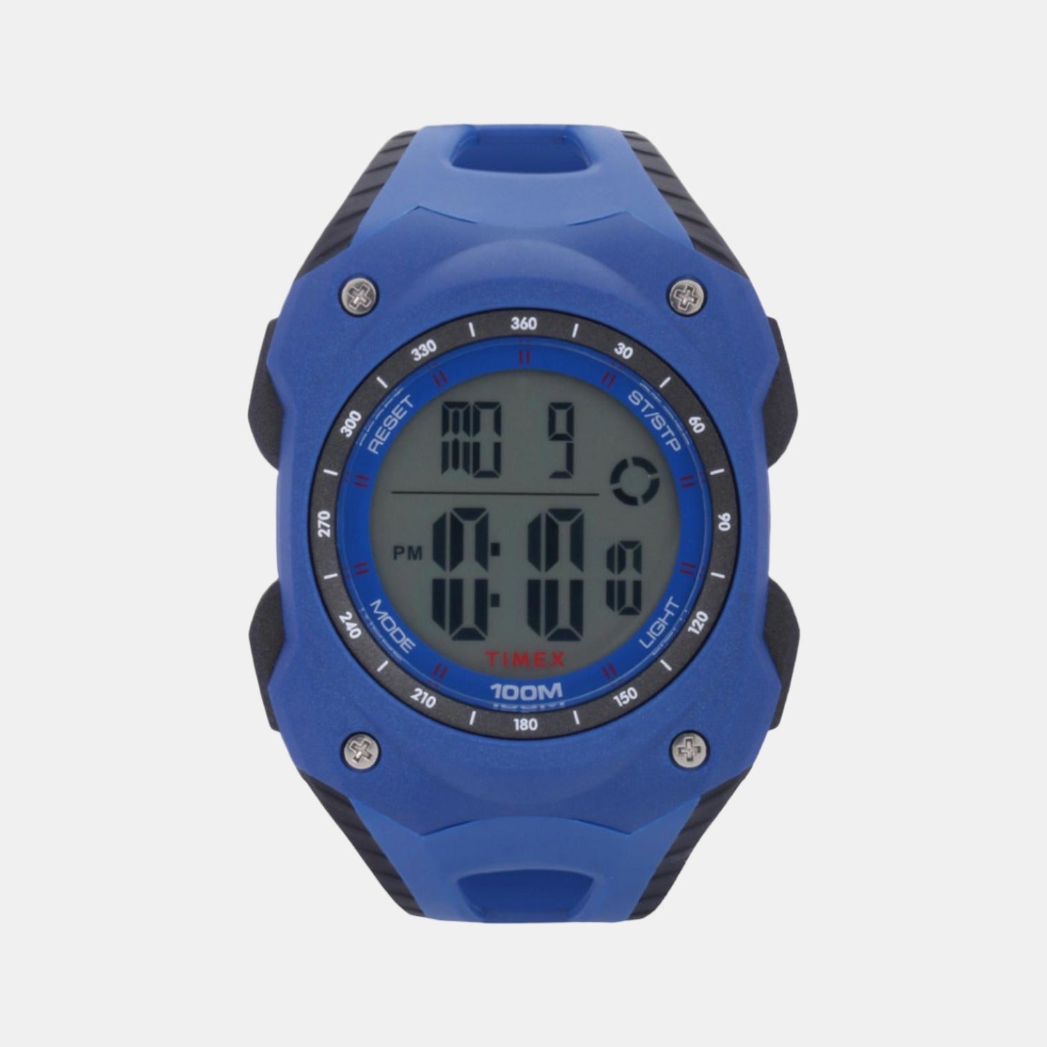 Timex Fashion Men Quartz Black Dial Digital Resin Watch TWESK1002T