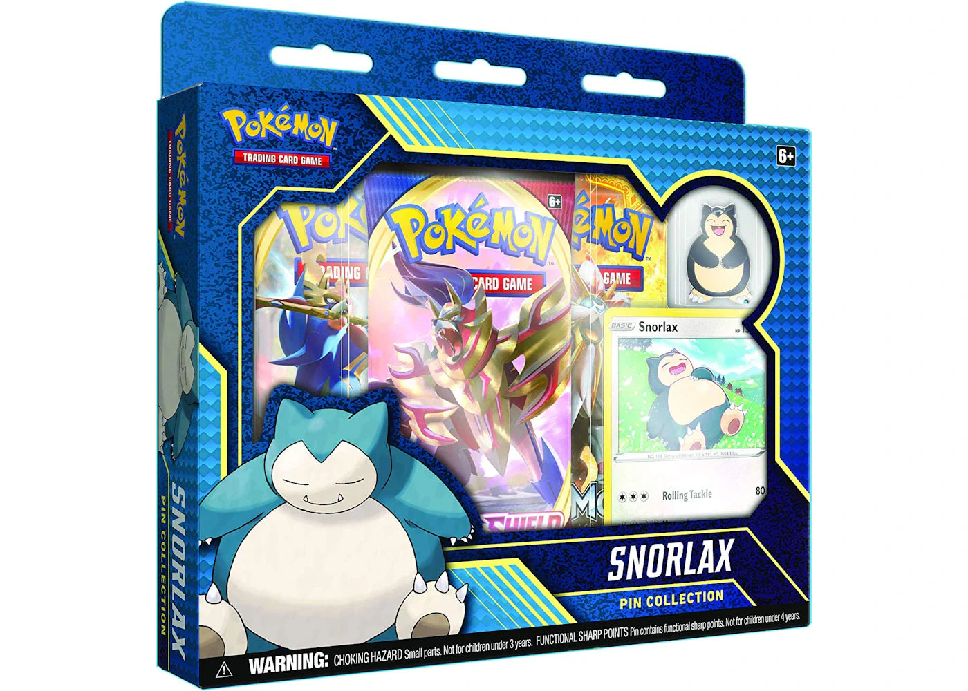 Pokémon 2020 Pokemon TCG Snorlax Pin Collection